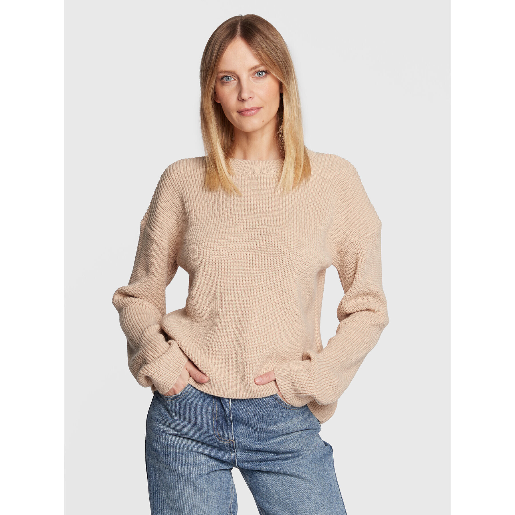 LTB Пуловер Kapazo 10008 51164 Бежов Relaxed Fit - Pepit.bg