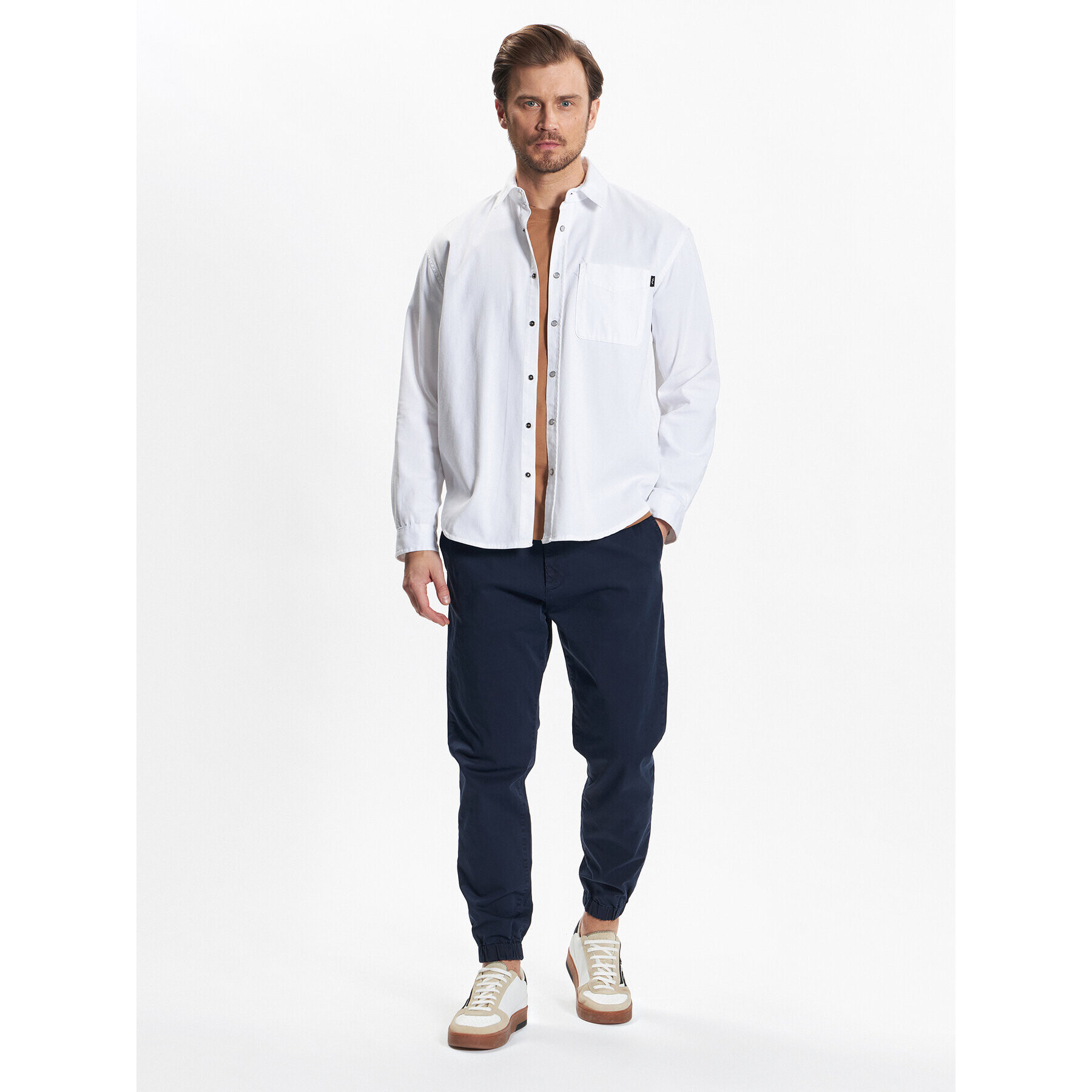LTB Риза Jason 61018 14274 Бял Regular Fit - Pepit.bg