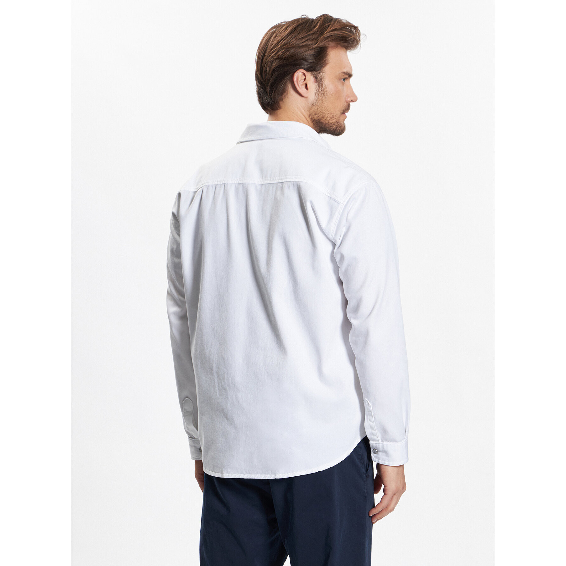 LTB Риза Jason 61018 14274 Бял Regular Fit - Pepit.bg