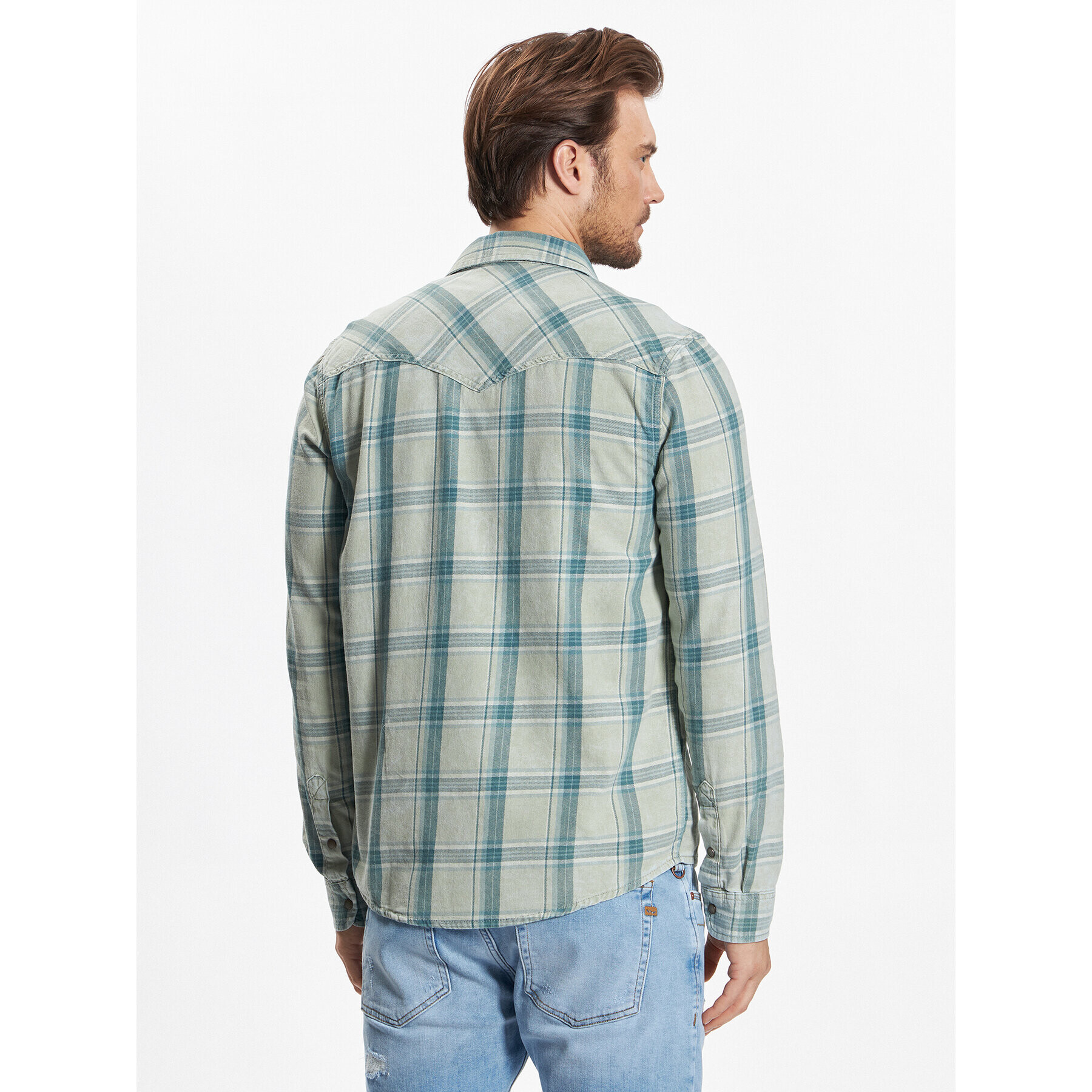 LTB Риза Rohan 60475 15431 Зелен Slim Fit - Pepit.bg