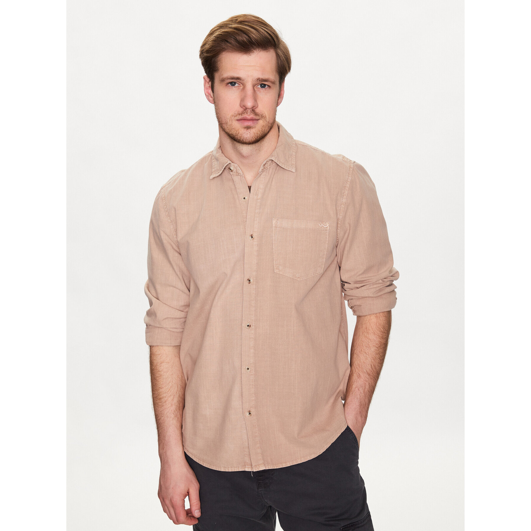 LTB Риза Tenefe 49047 25098 Бежов Regular Fit - Pepit.bg