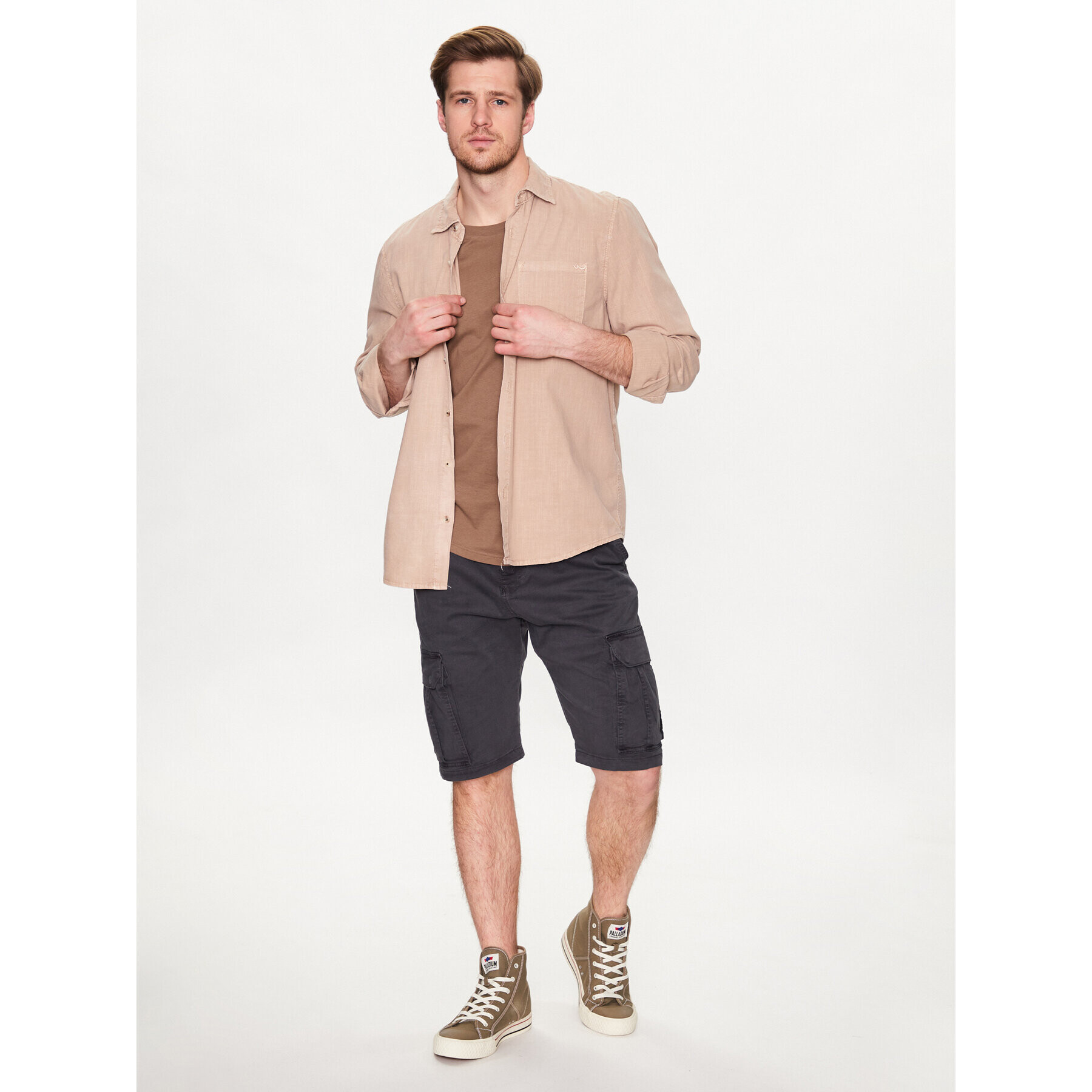 LTB Риза Tenefe 49047 25098 Бежов Regular Fit - Pepit.bg