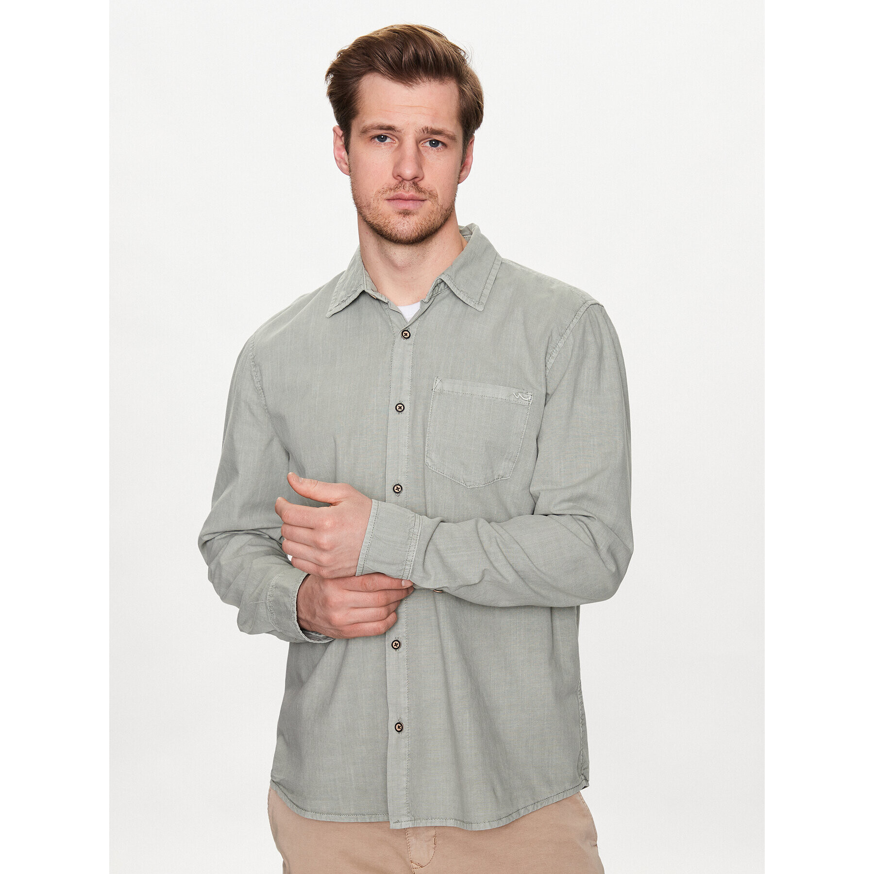 LTB Риза Tenefe 49047 25098 Зелен Regular Fit - Pepit.bg