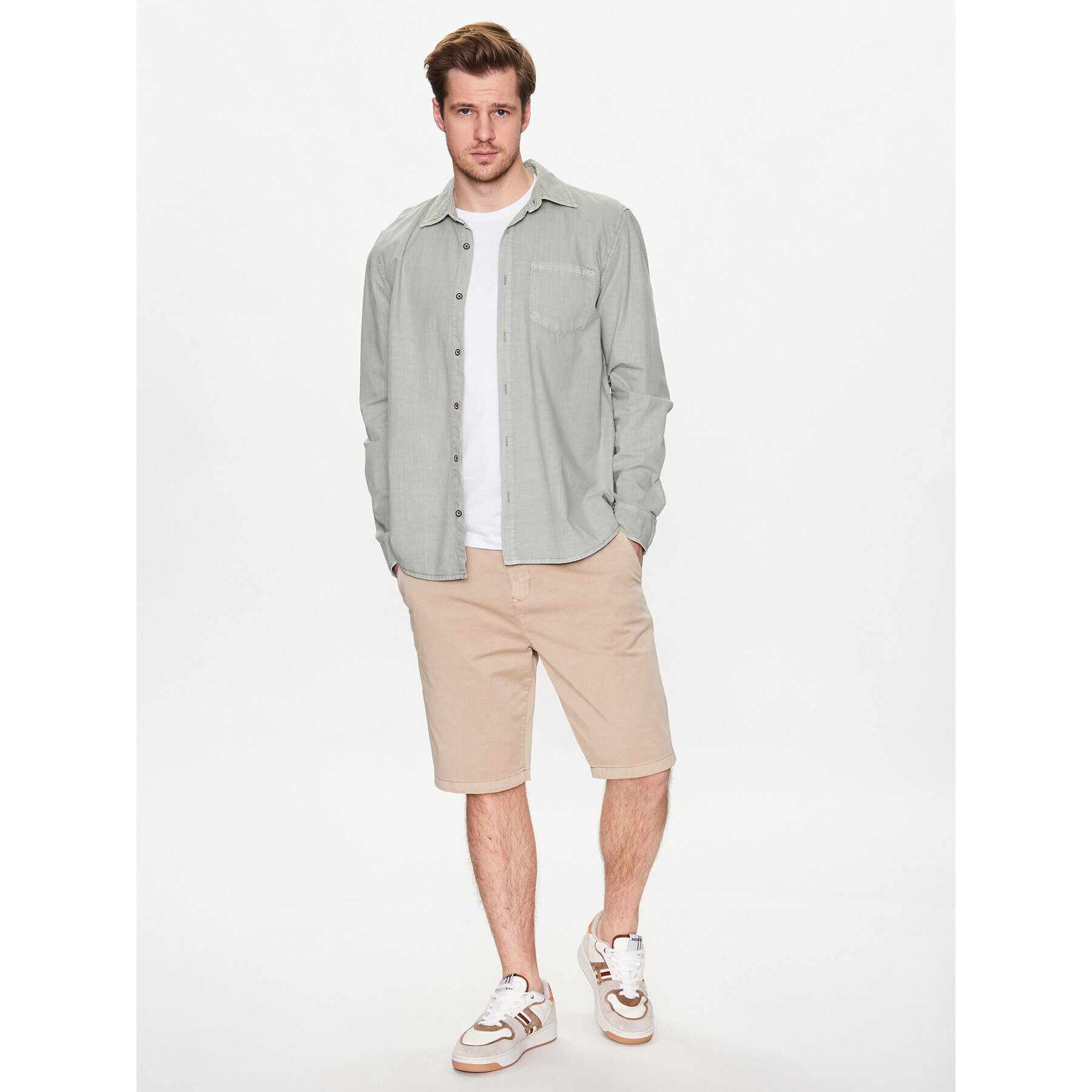 LTB Риза Tenefe 49047 25098 Зелен Regular Fit - Pepit.bg
