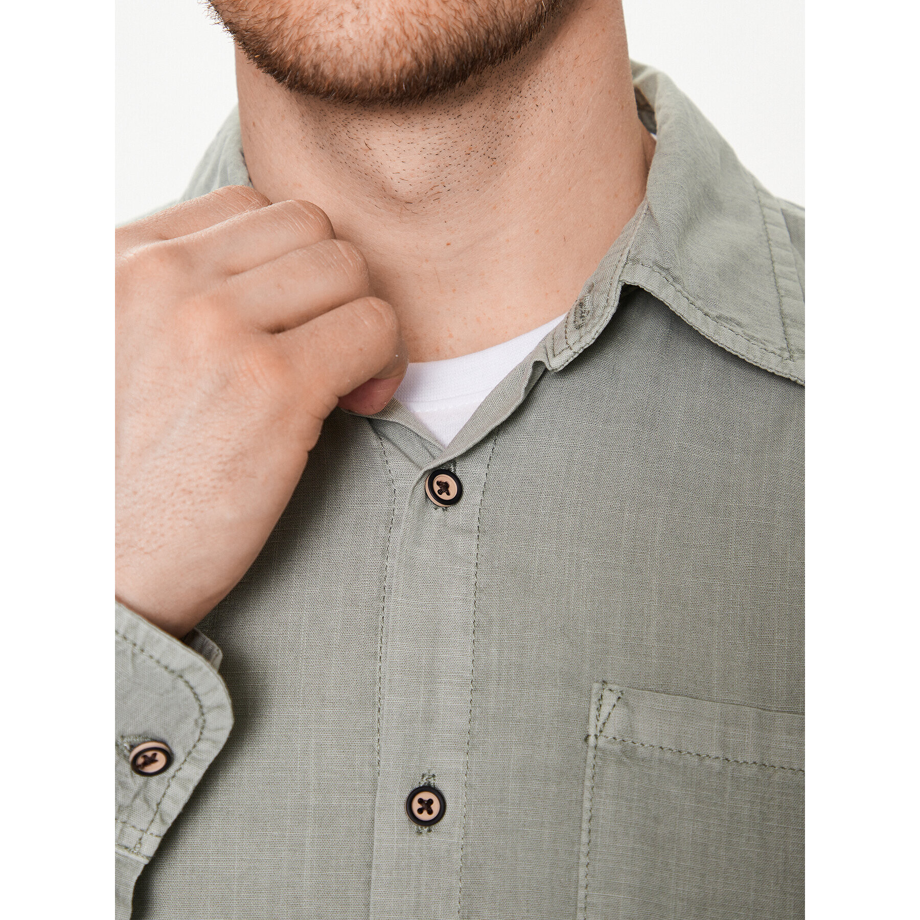 LTB Риза Tenefe 49047 25098 Зелен Regular Fit - Pepit.bg