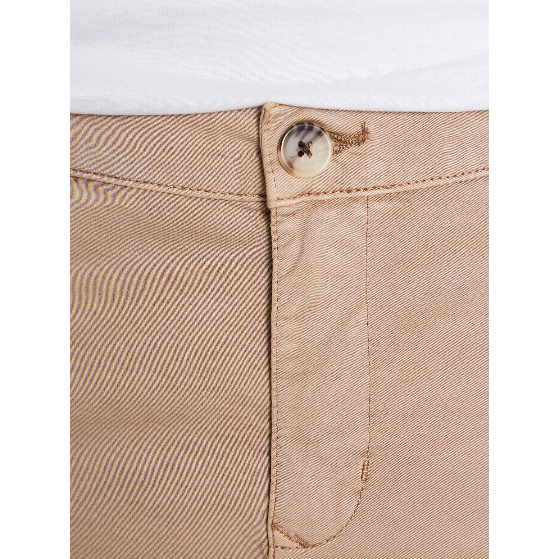 LTB Шорти от плат Tobete 46012 25001 Бежов Regular Fit - Pepit.bg