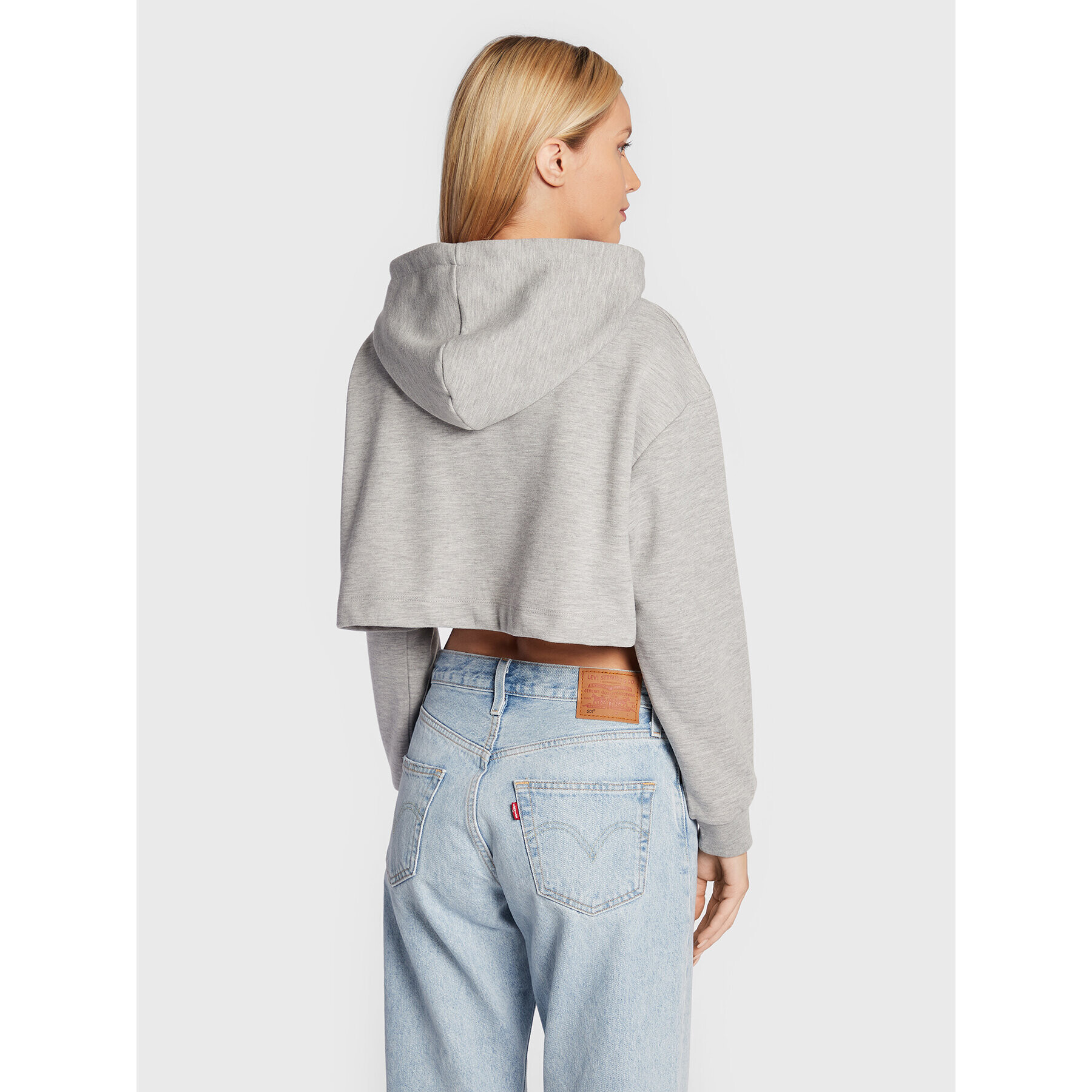 LTB Суитшърт Degono 81523 60007 Сив Cropped Fit - Pepit.bg