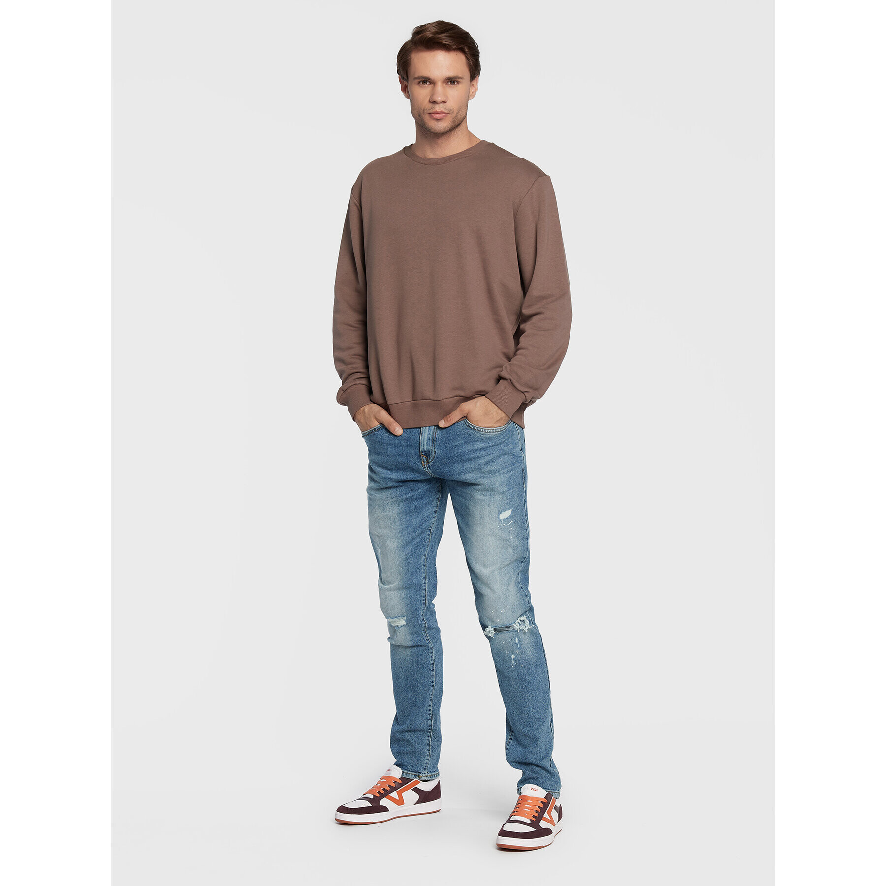 LTB Суитшърт Gasara 86031 61550 Кафяв Regular Fit - Pepit.bg