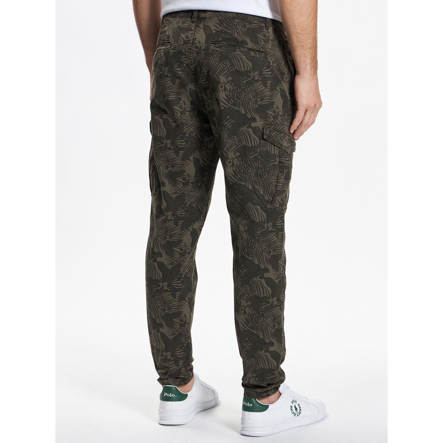 LTB Текстилни панталони Pecaba 47003 25001 Зелен Regular Fit - Pepit.bg