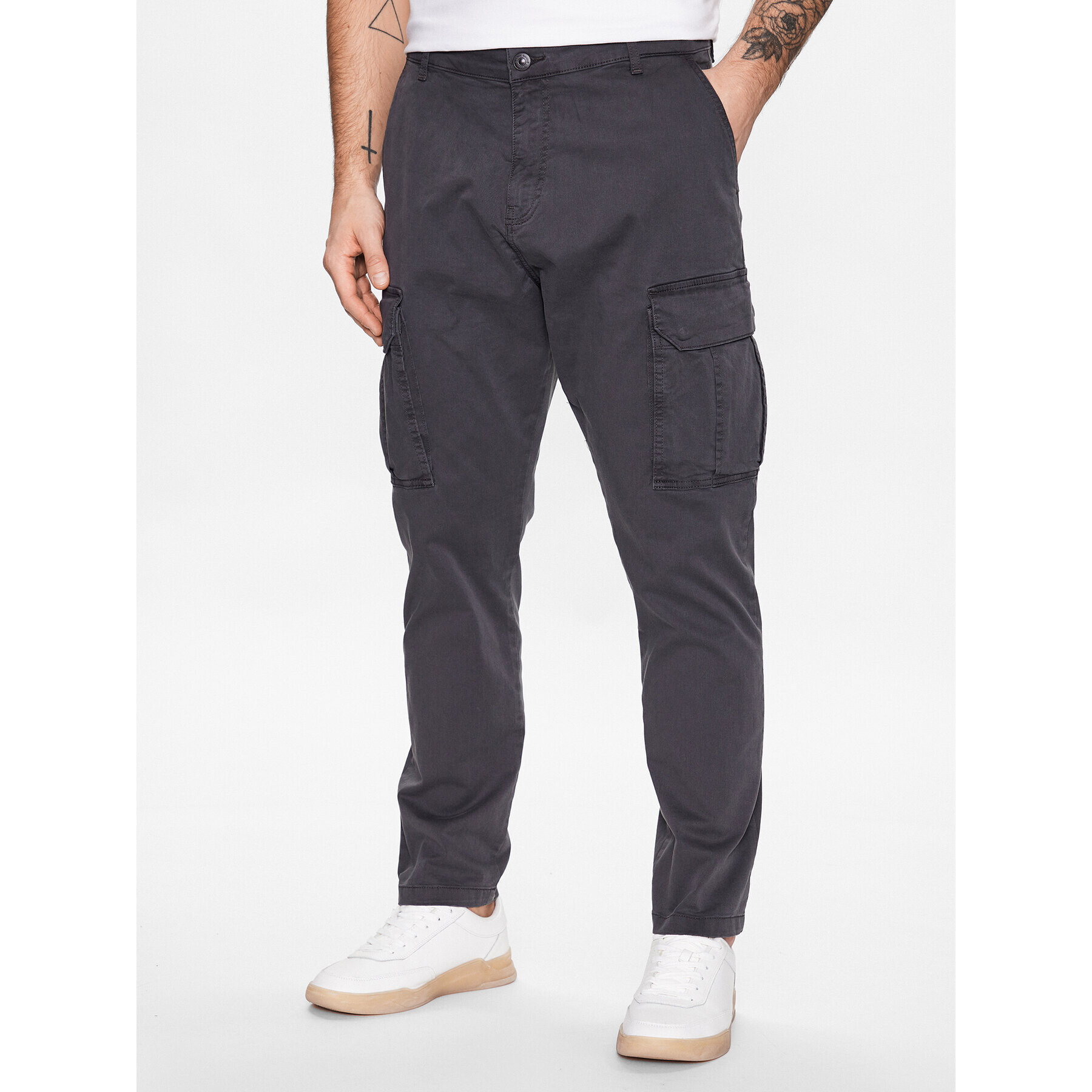 LTB Текстилни панталони Solaca 47011 25001 Сив Regular Fit - Pepit.bg