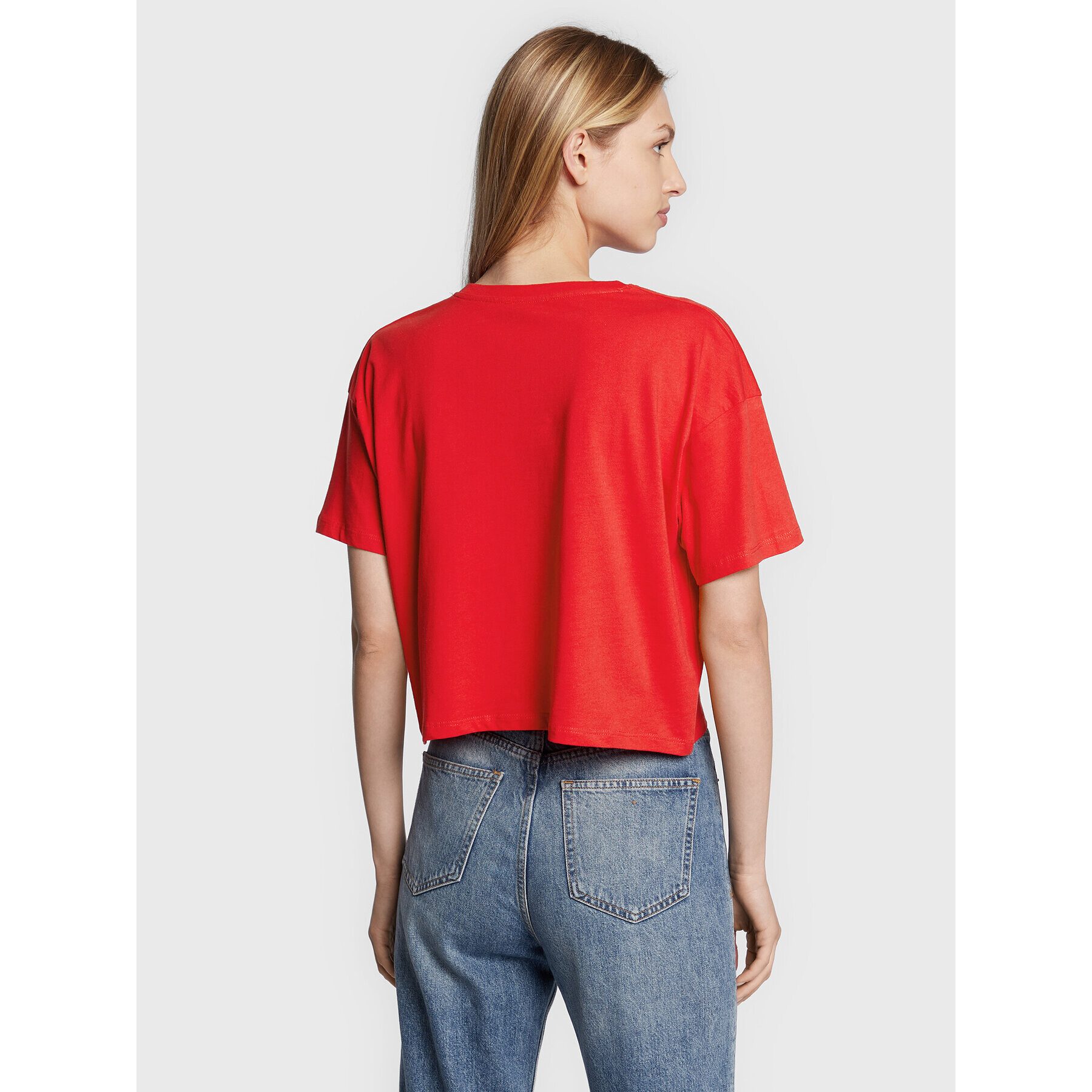 LTB Тишърт Capoco 80013 6089 Червен Relaxed Fit - Pepit.bg