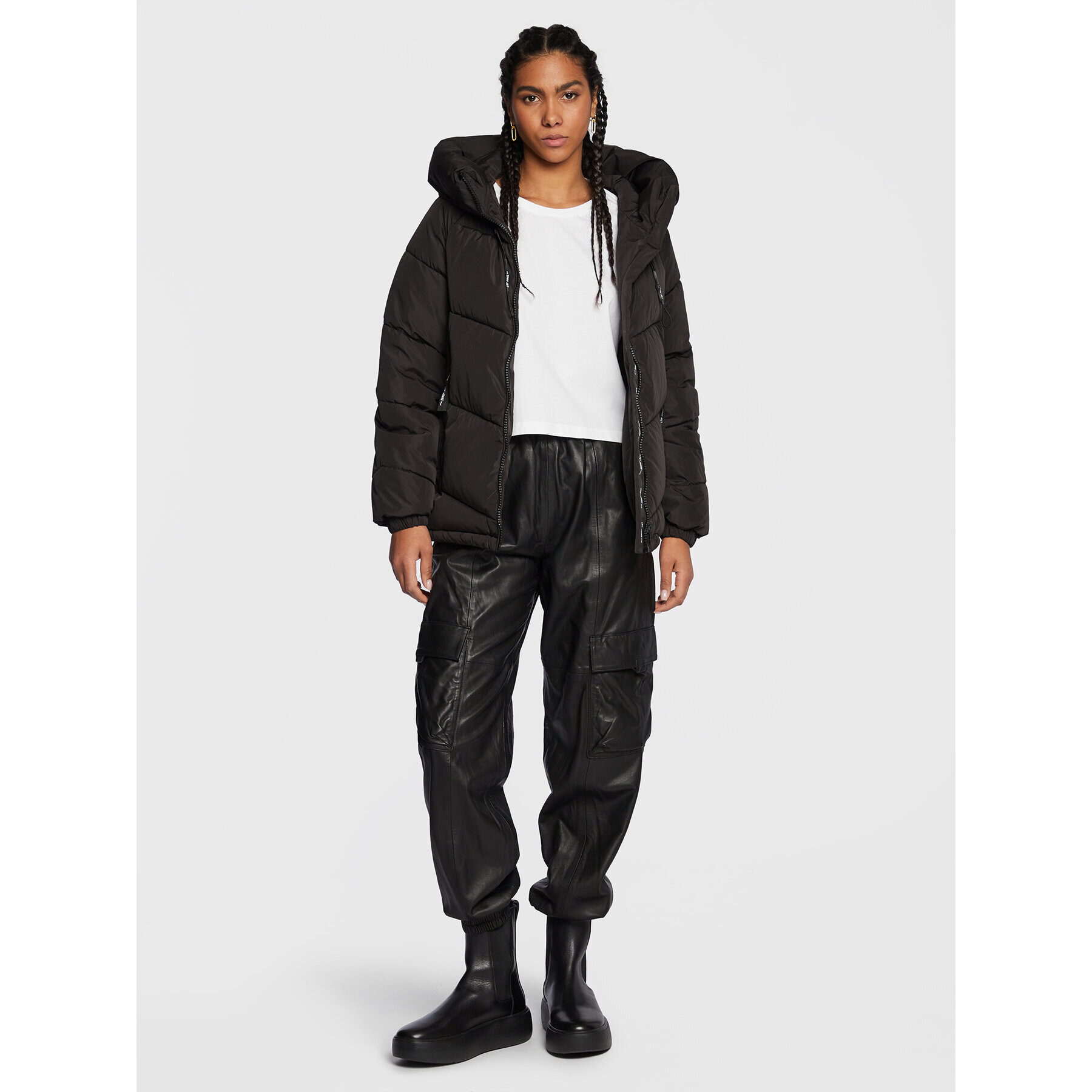 LTB Тишърт Lelole 80047 6481 Бял Regular Fit - Pepit.bg
