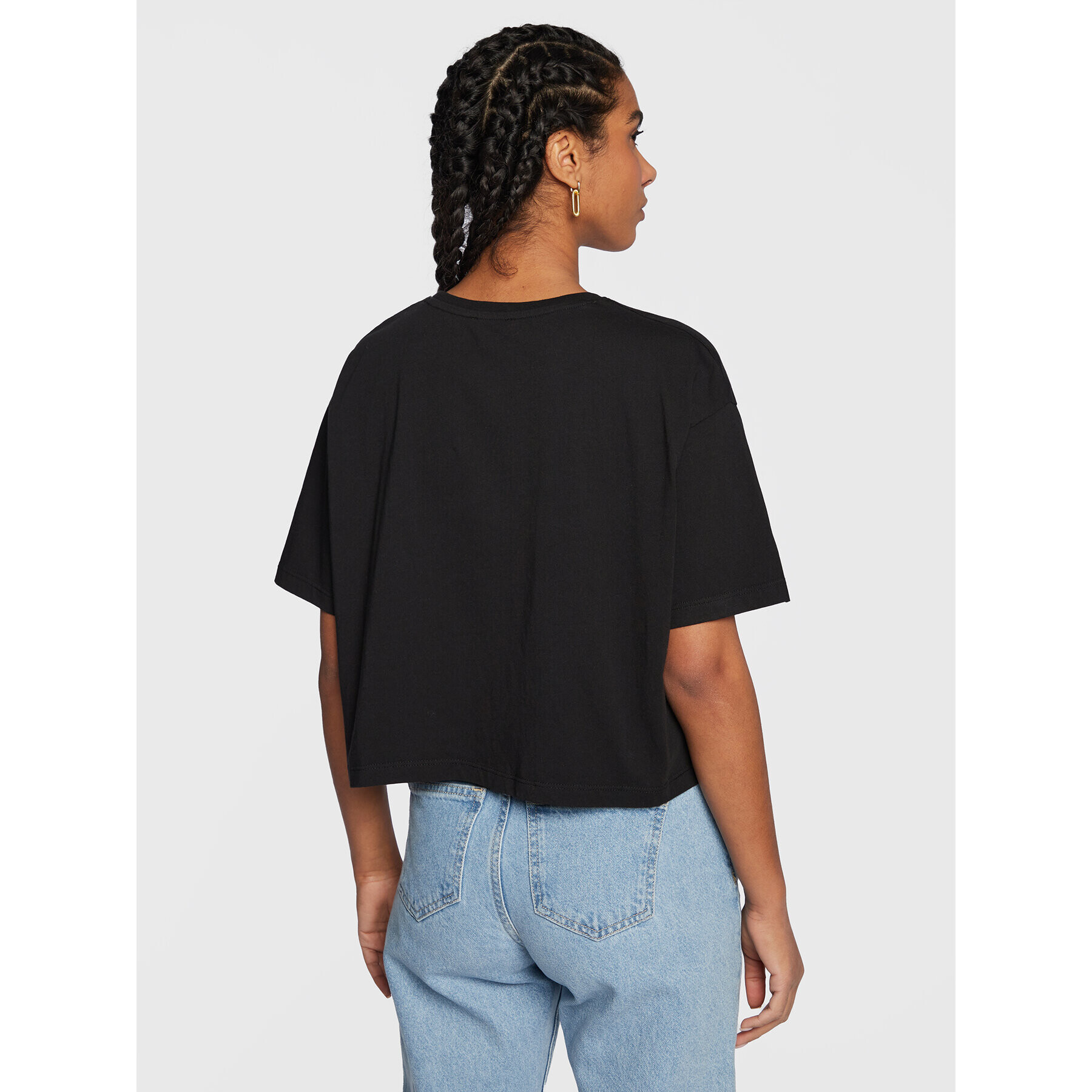 LTB Тишърт Lelole 80047 6481 Черен Regular Fit - Pepit.bg