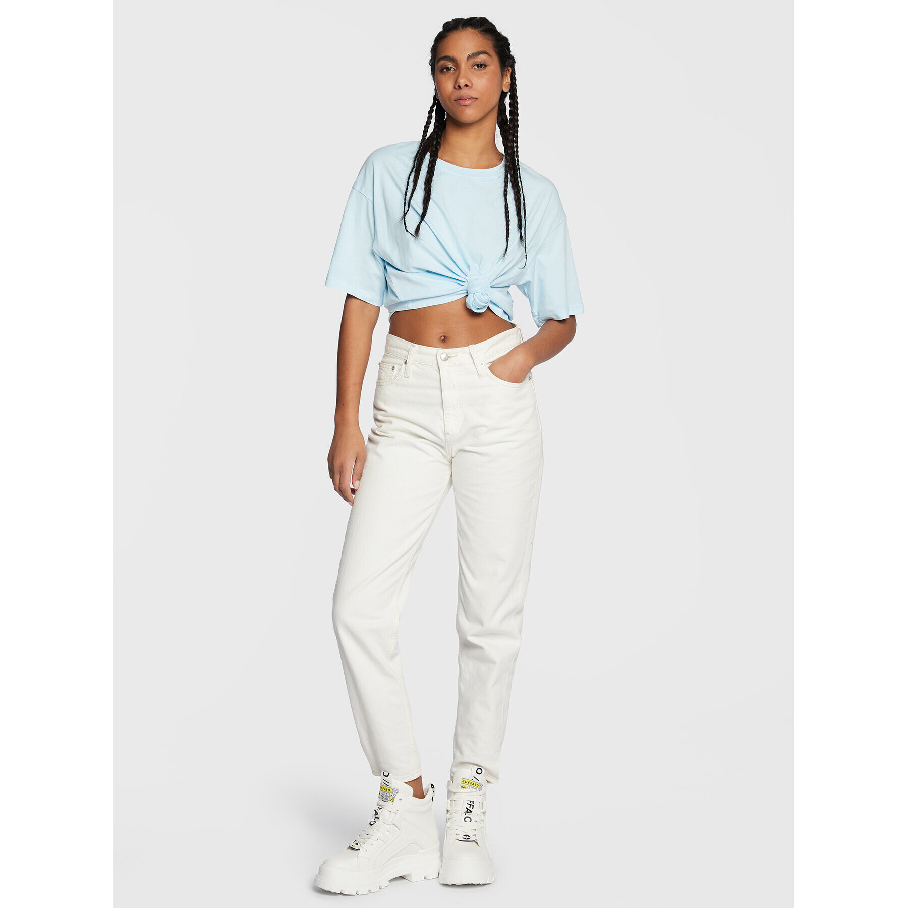 LTB Тишърт Lelole 80047 6481 Син Regular Fit - Pepit.bg