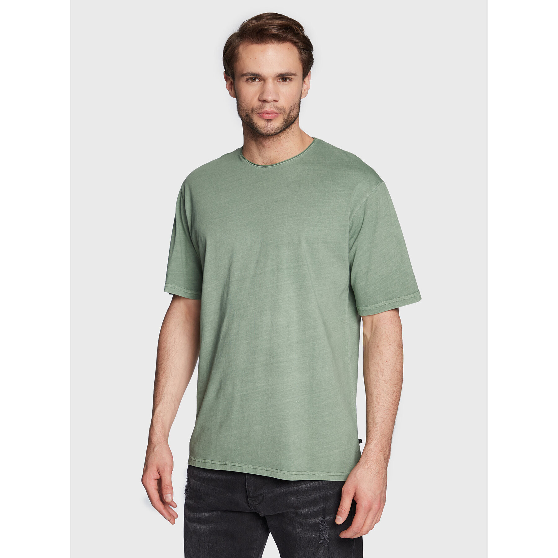 LTB Тишърт Mikolo 84025 6089 Зелен Regular Fit - Pepit.bg