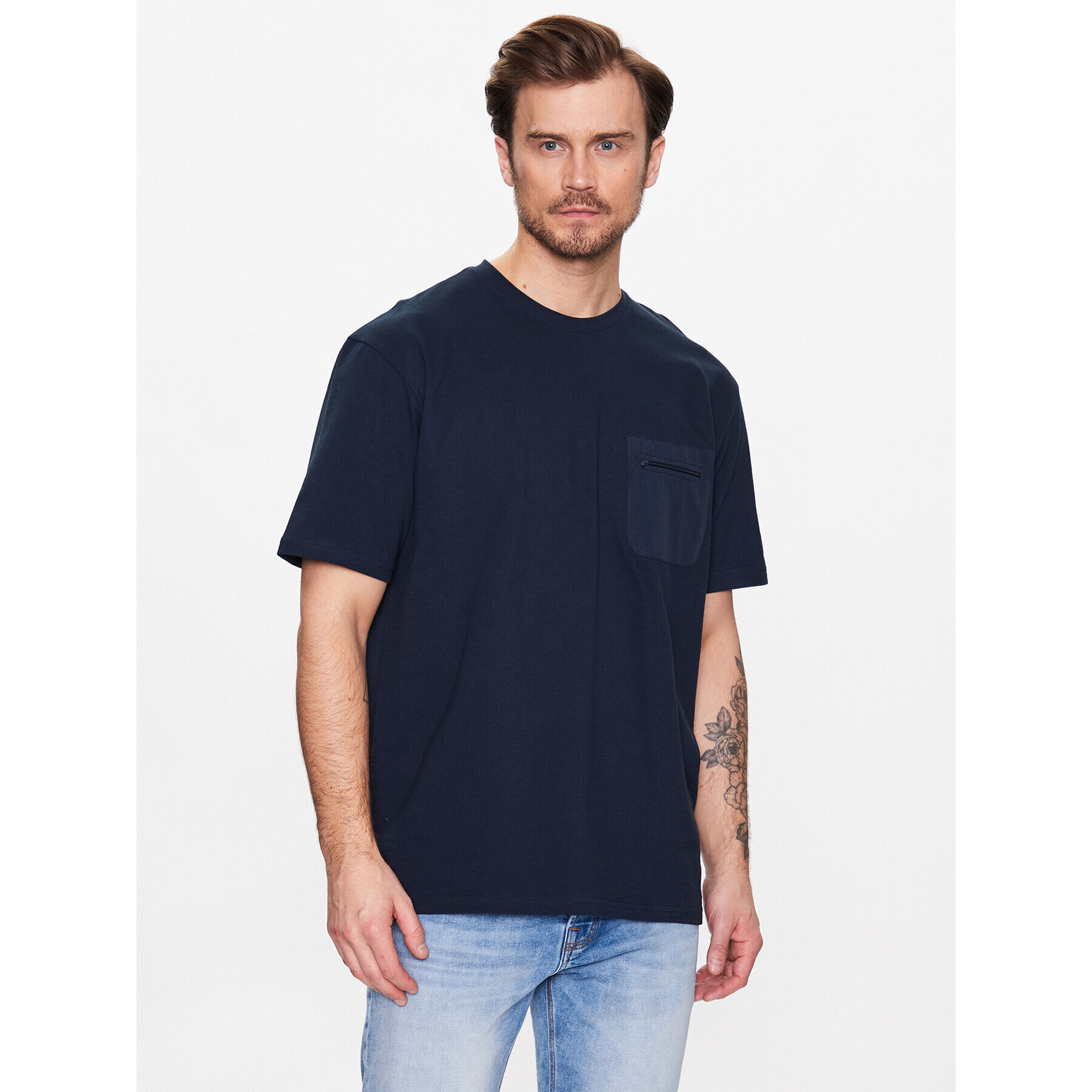 LTB Тишърт Neheze 84030 6089 Тъмносин Regular Fit - Pepit.bg