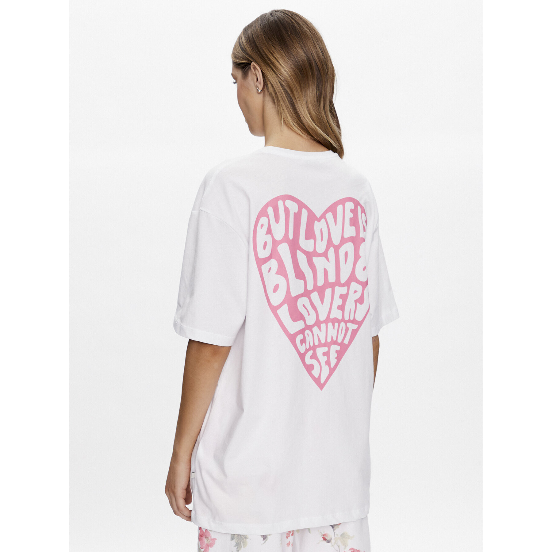 LTB Тишърт Zoyaga 80087 6089 Бял Oversize - Pepit.bg