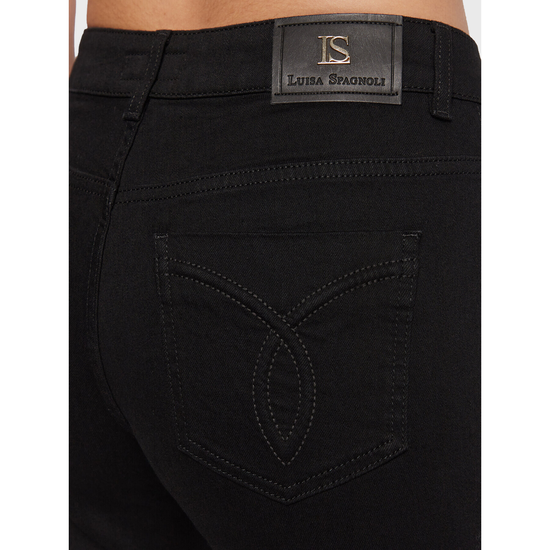 Luisa Spagnoli Дънки Opra 5393103 Черен Close Fit - Pepit.bg