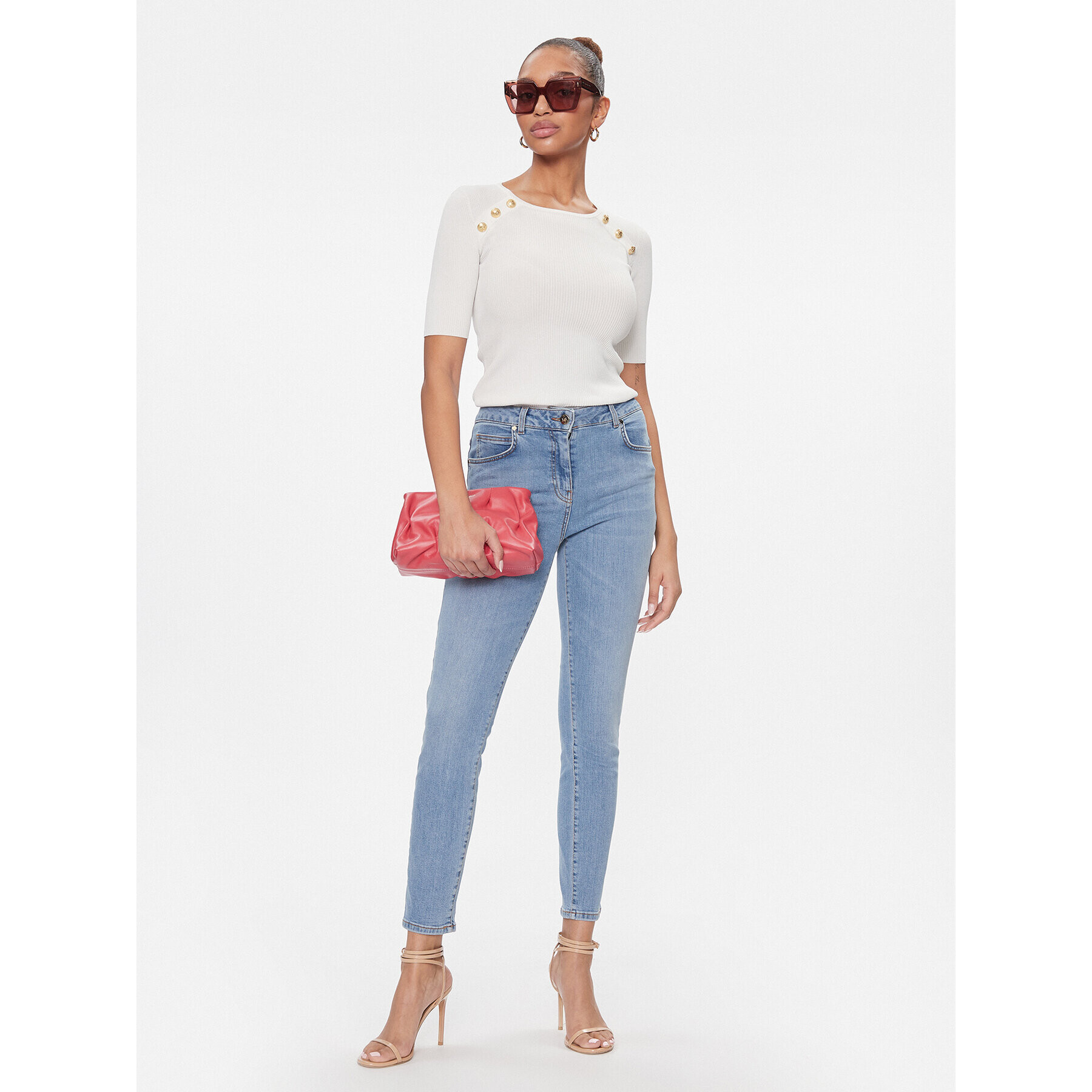 Luisa Spagnoli Дънки Ottuso A 540971 Син Slim Fit - Pepit.bg