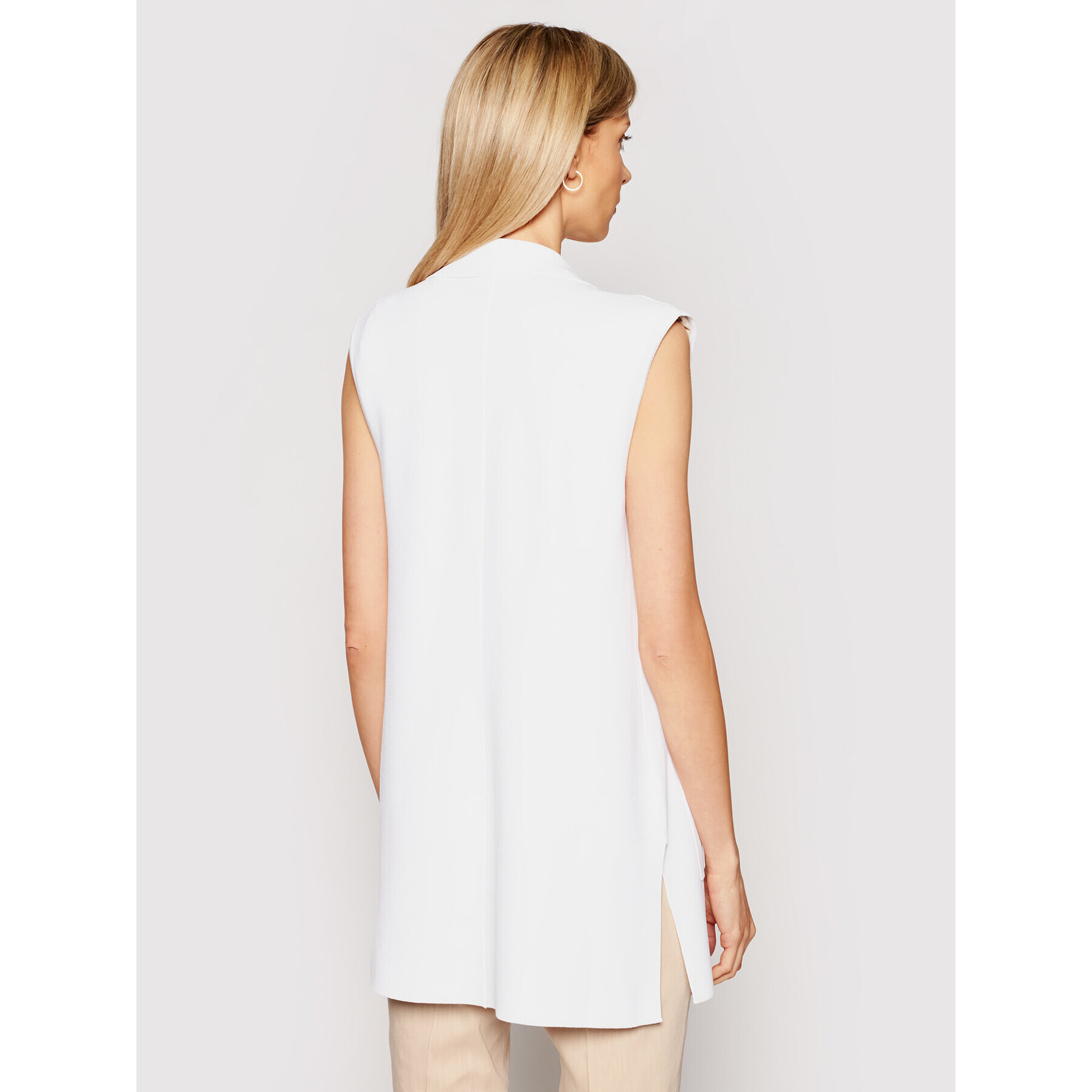 Luisa Spagnoli Елек Cognitivo 57272 Бял Regular Fit - Pepit.bg