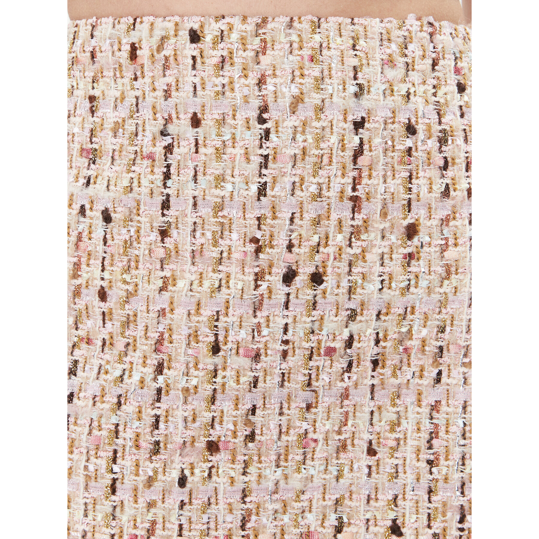 Luisa Spagnoli Мини пола Frammento 540363 Бежов Regular Fit - Pepit.bg