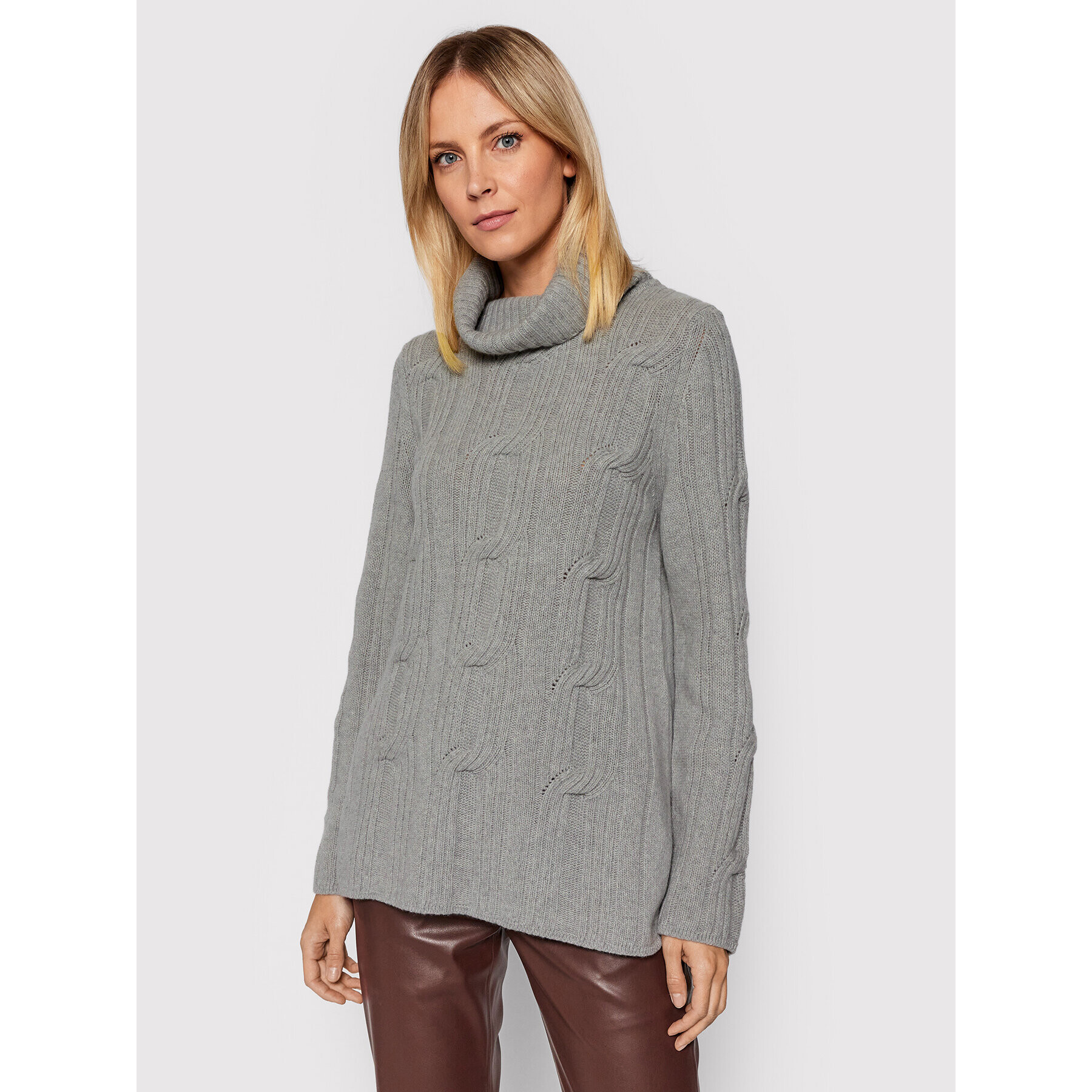 Luisa Spagnoli Поло Chira 057407 Сив Regular Fit - Pepit.bg