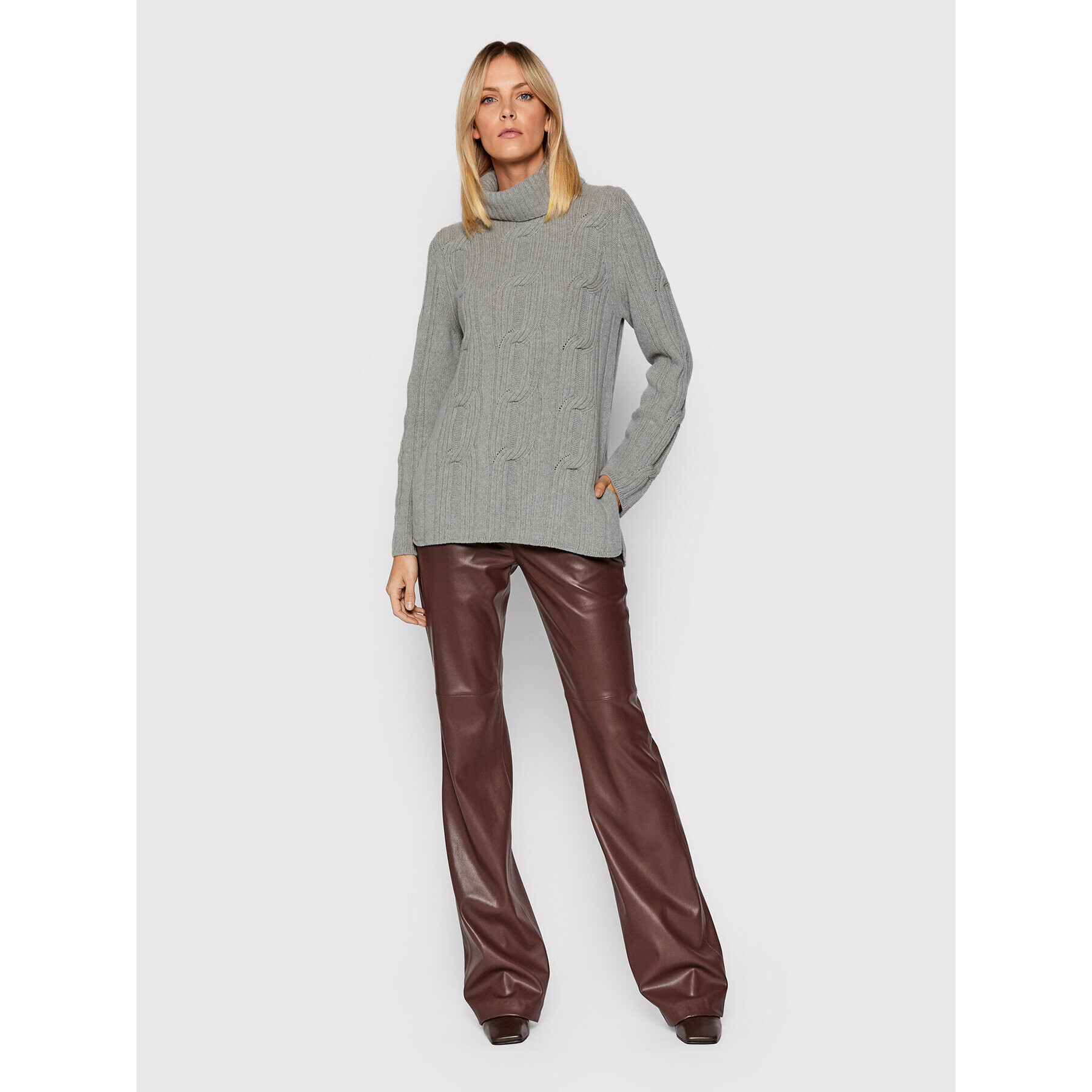 Luisa Spagnoli Поло Chira 057407 Сив Regular Fit - Pepit.bg
