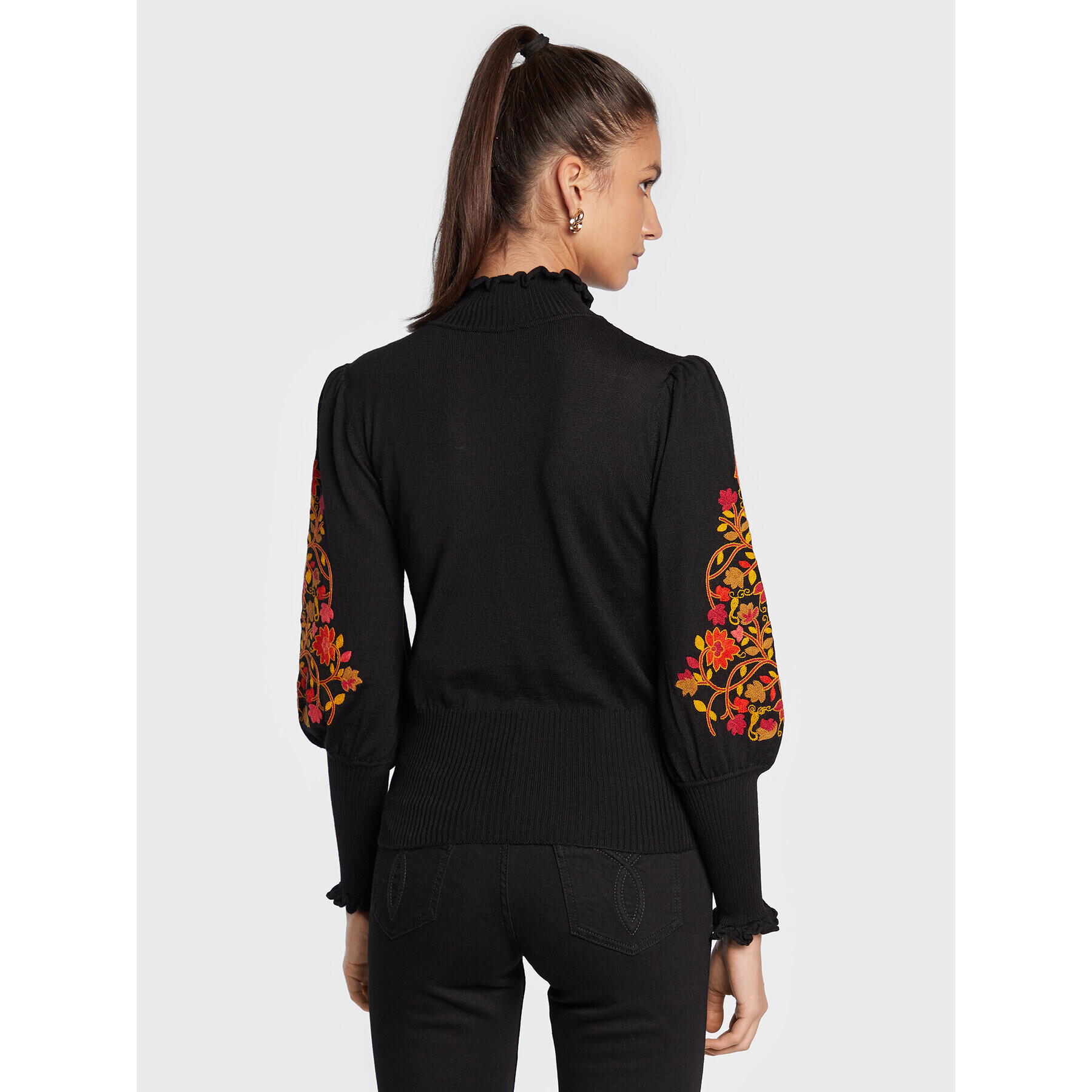 Luisa Spagnoli Поло Moca 0577015 Черен Regular Fit - Pepit.bg
