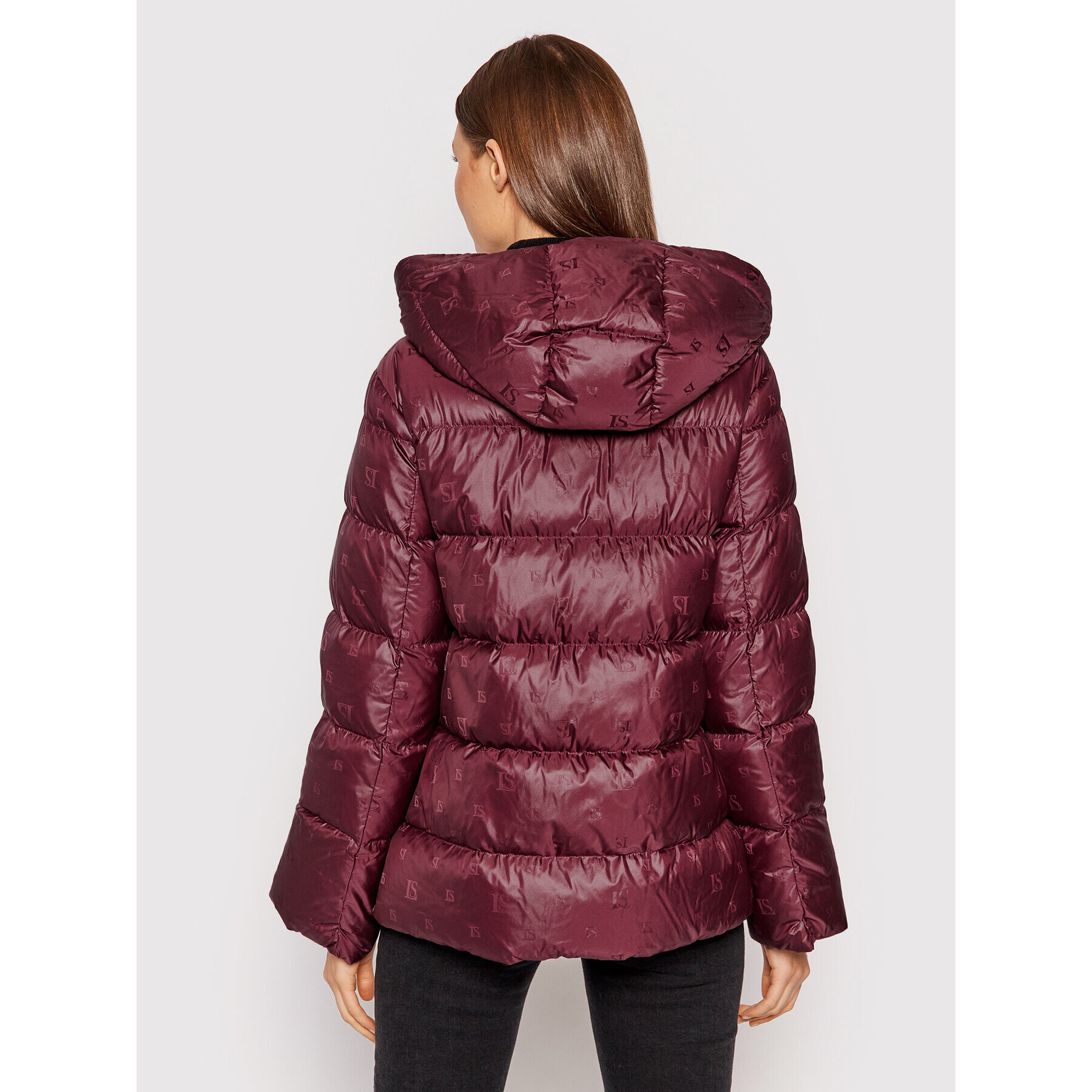 Luisa Spagnoli Пухено яке Sabaudia 538405 Бордо Regular Fit - Pepit.bg