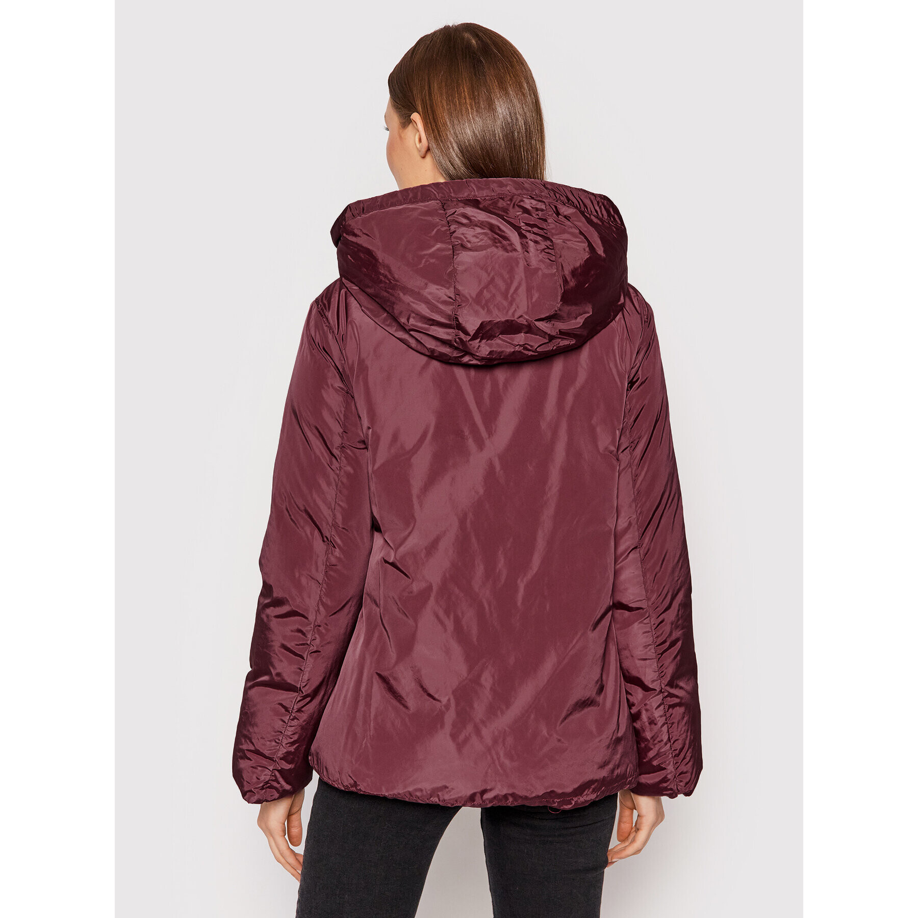 Luisa Spagnoli Пухено яке Sabaudia 538405 Бордо Regular Fit - Pepit.bg