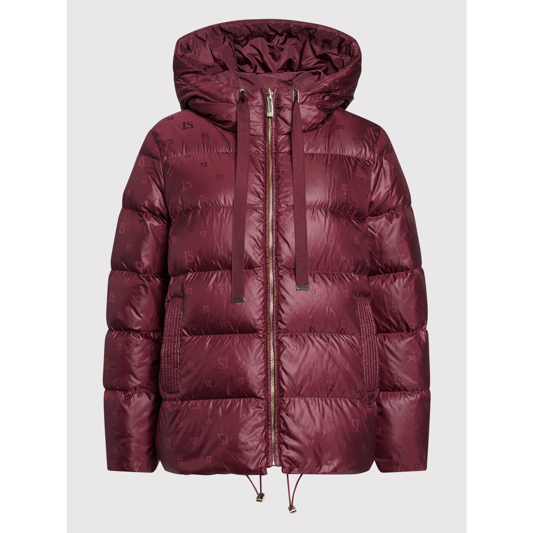 Luisa Spagnoli Пухено яке Sabaudia 538405 Бордо Regular Fit - Pepit.bg