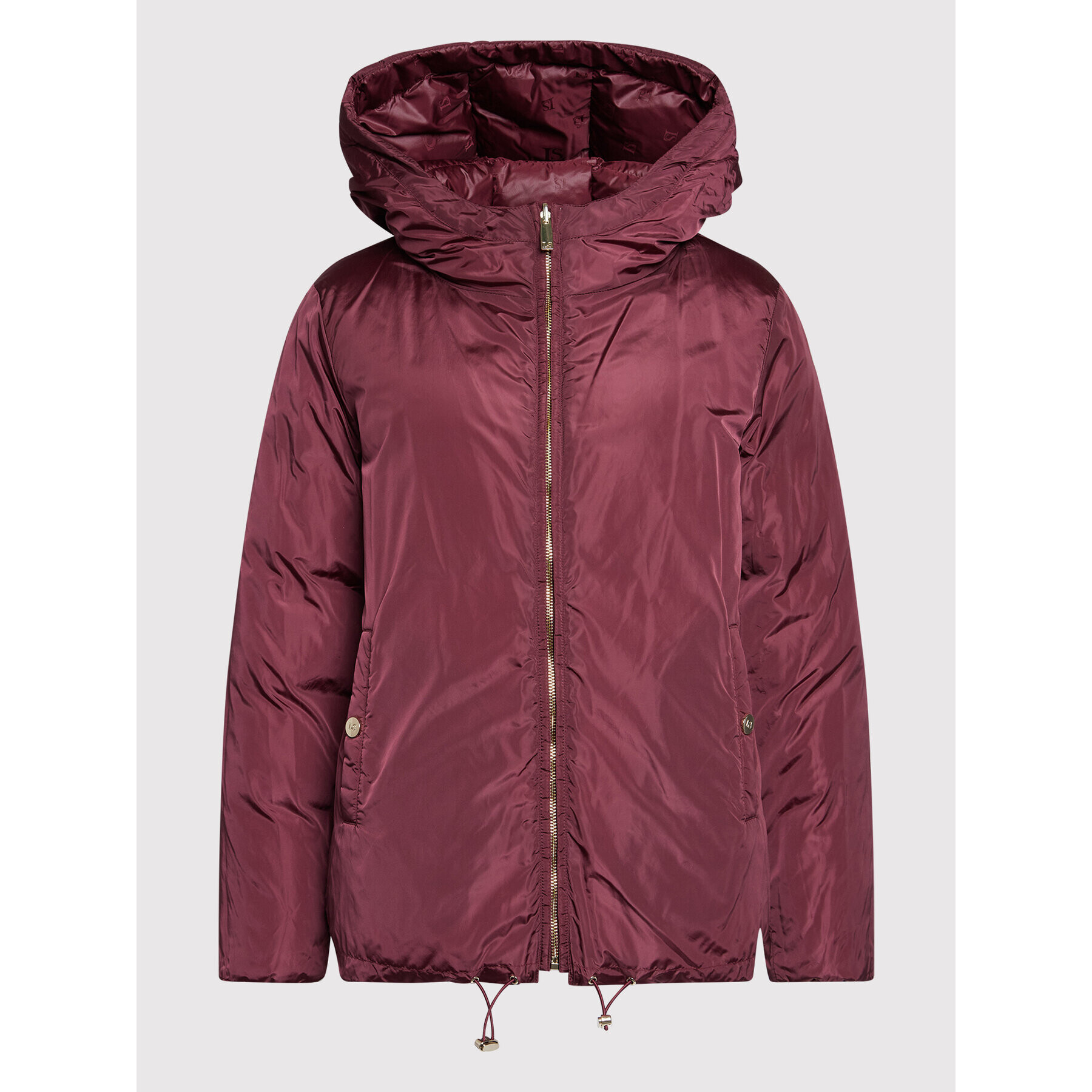 Luisa Spagnoli Пухено яке Sabaudia 538405 Бордо Regular Fit - Pepit.bg