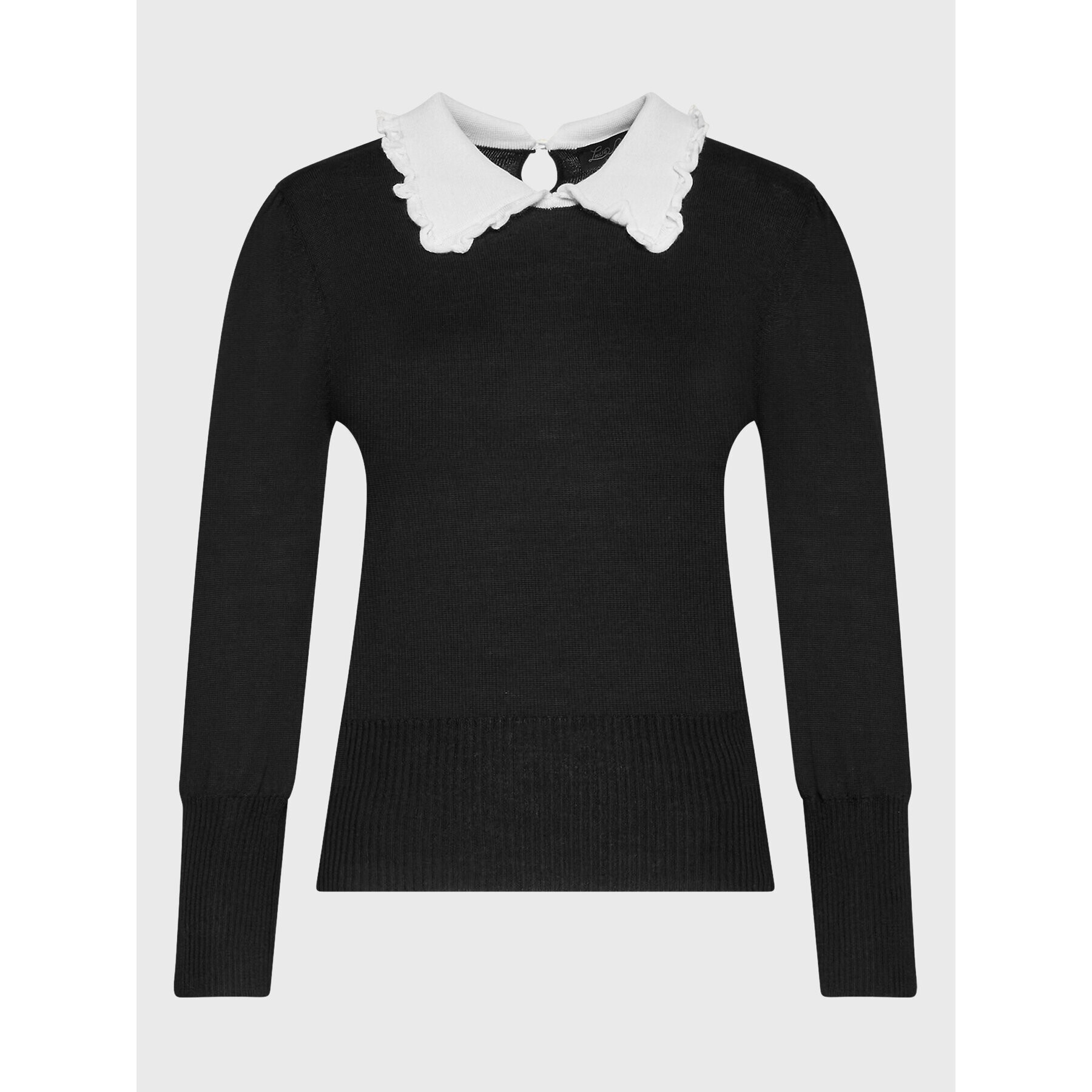 Luisa Spagnoli Пуловер Miro 0578161 Черен Regular Fit - Pepit.bg