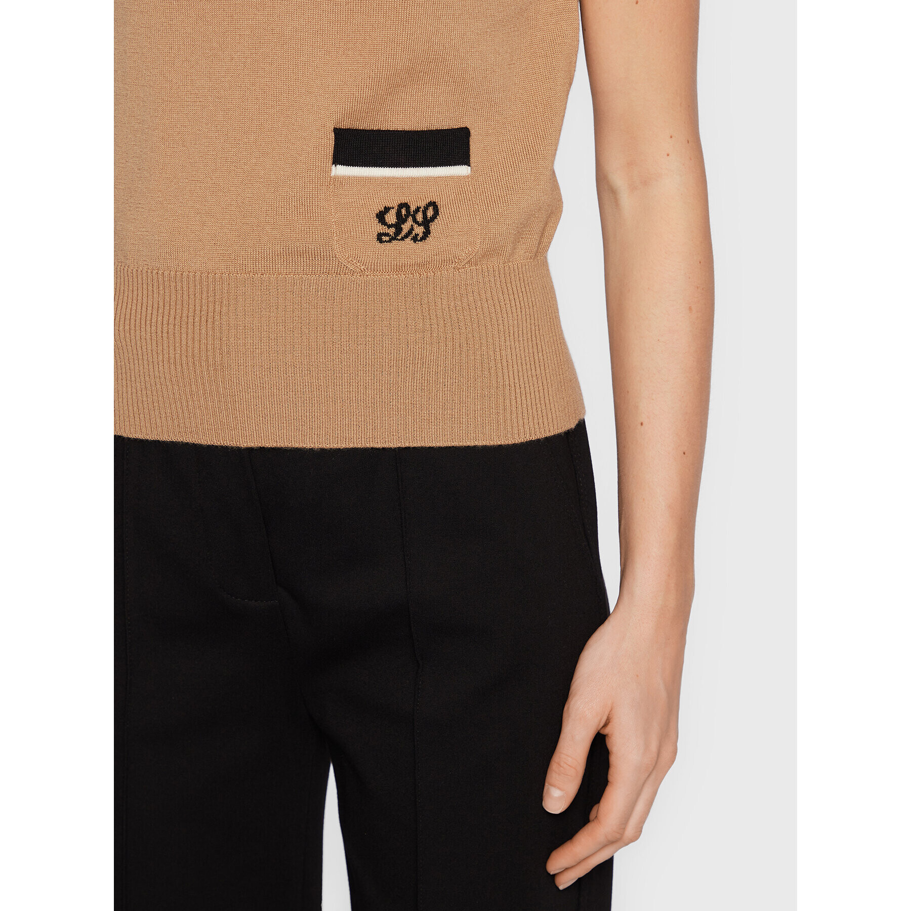 Luisa Spagnoli Пуловер Morison 0576595 Бежов Regular Fit - Pepit.bg