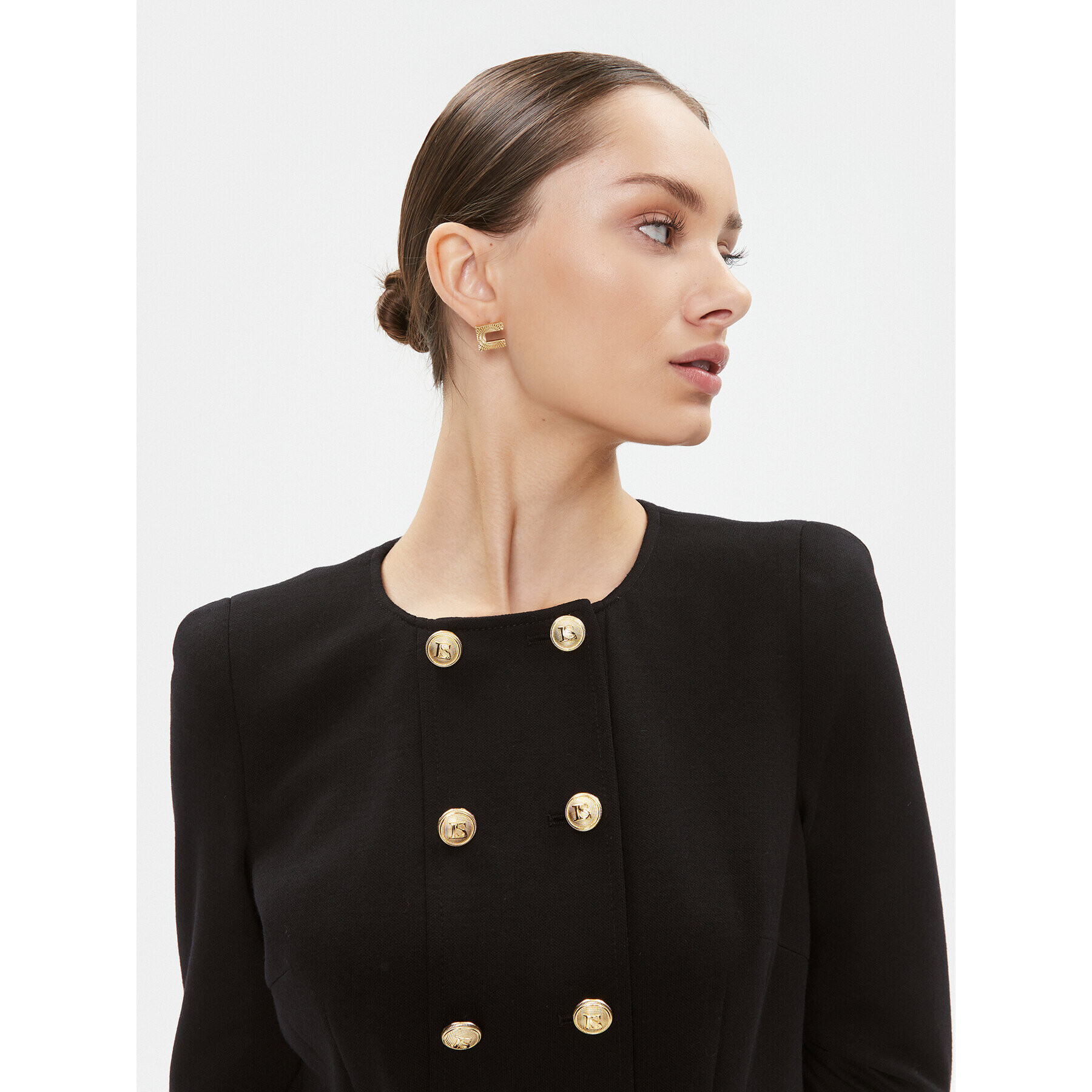 Luisa Spagnoli Сако Mimica 540255 Черен Regular Fit - Pepit.bg