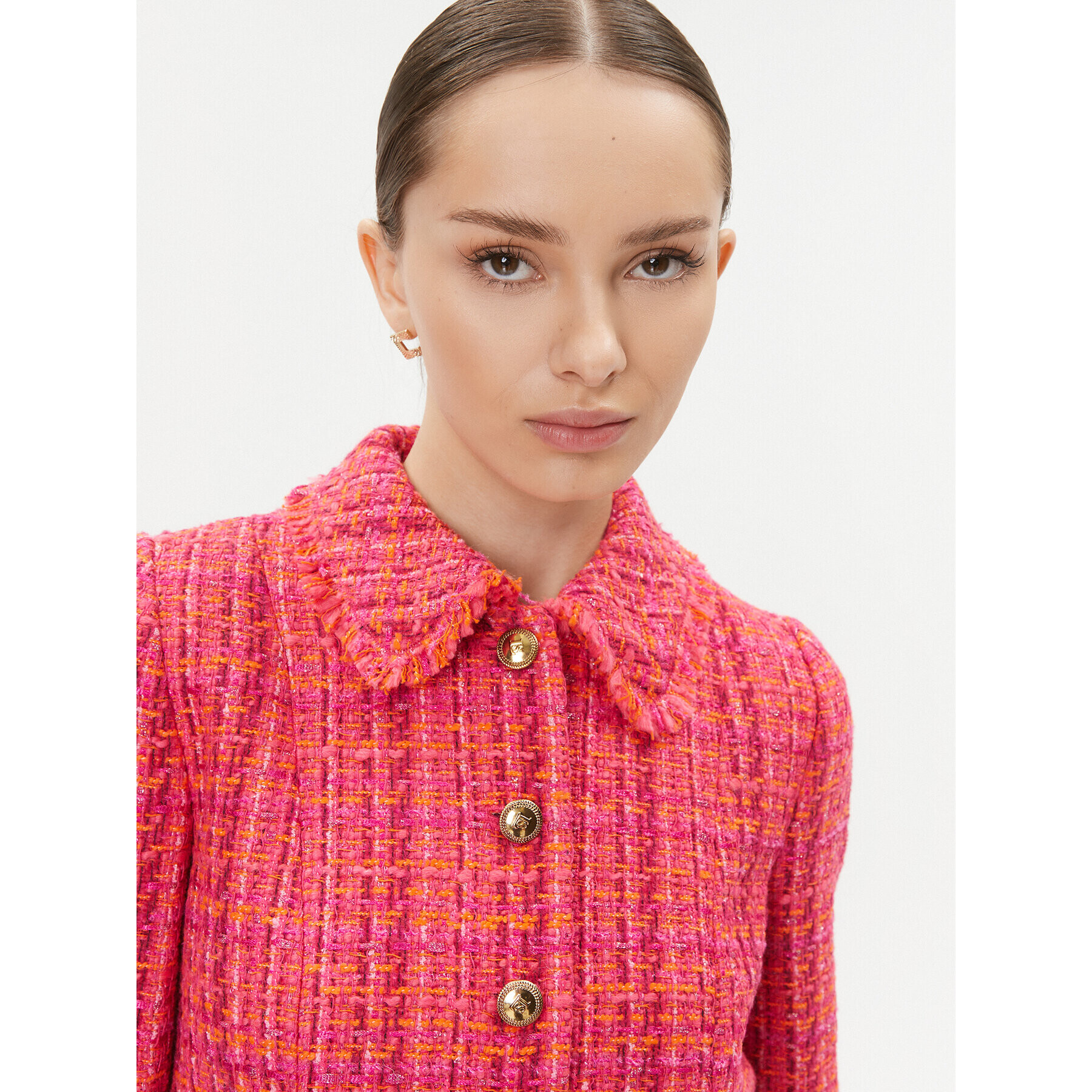 Luisa Spagnoli Сако Sevoli 540313 Розов Regular Fit - Pepit.bg
