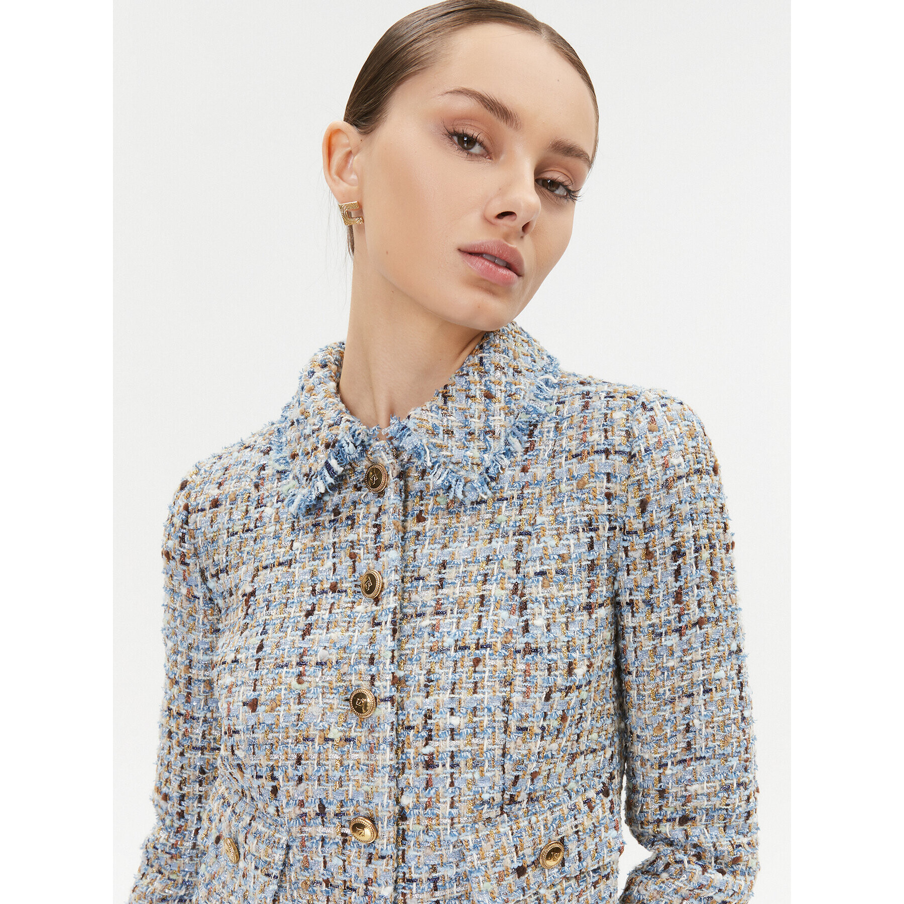 Luisa Spagnoli Сако Sevoli 540313 Син Regular Fit - Pepit.bg