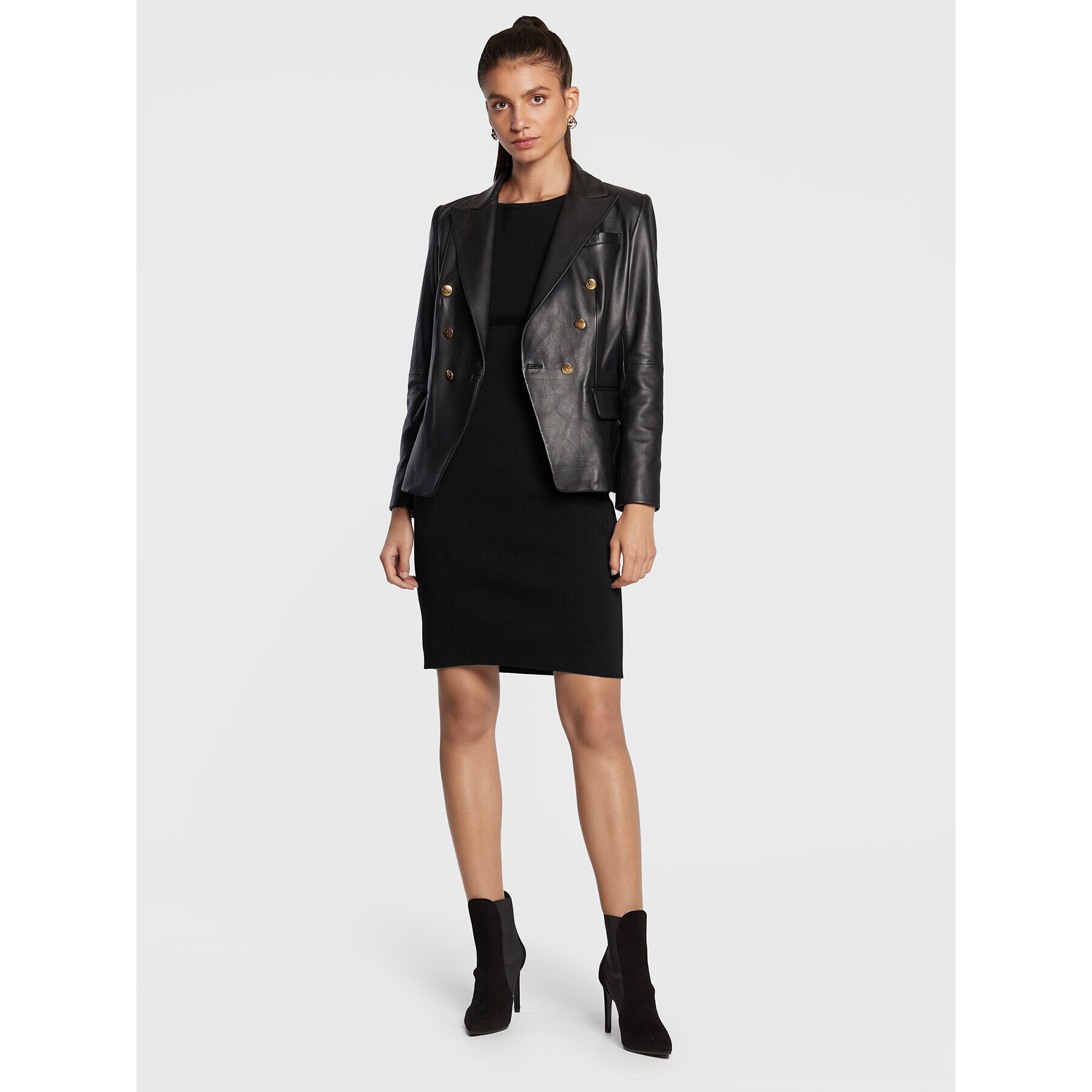 Luisa Spagnoli Сако Sofocle 5392154 Черен Slim Fit - Pepit.bg