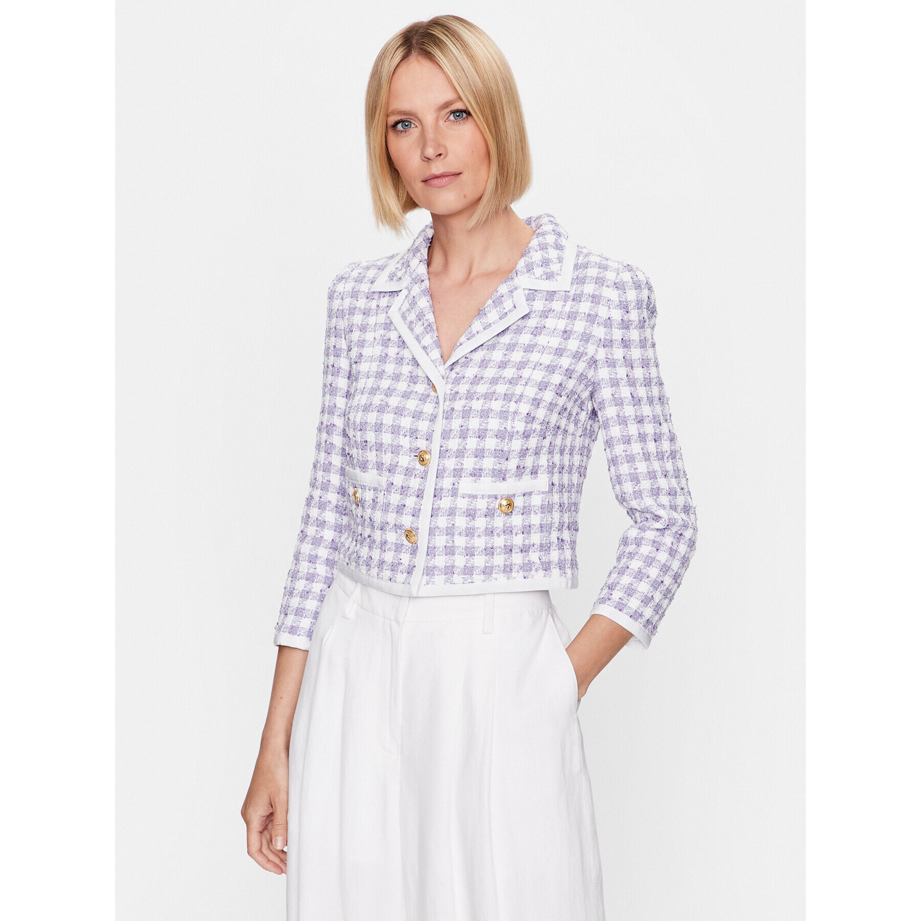 Luisa Spagnoli Сако Volonta 539734 Виолетов Regular Fit - Pepit.bg