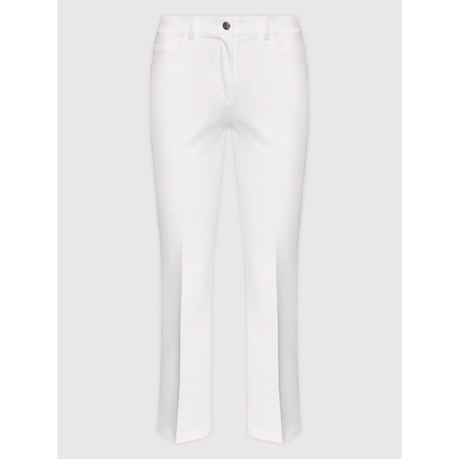 Luisa Spagnoli Текстилни панталони Anacleto 539069 Бял Regular Fit - Pepit.bg