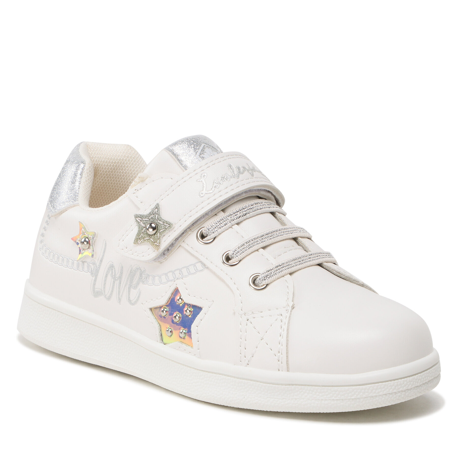 Lumberjack Обувки 1 VELCRO AND ELASTIC LACE SNEAKER Бял - Pepit.bg