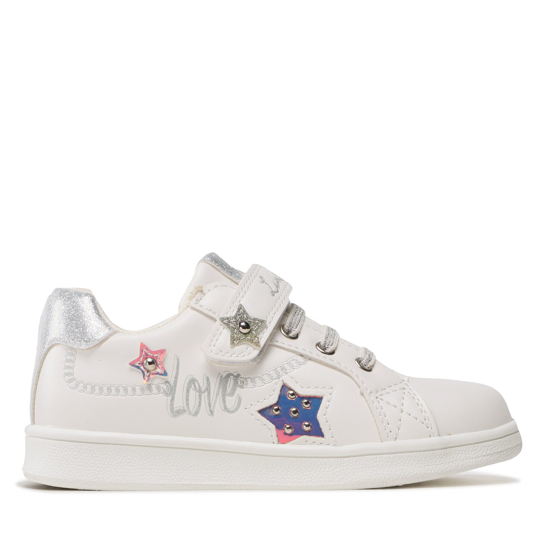 Lumberjack Обувки 1 VELCRO AND ELASTIC LACE SNEAKER Бял - Pepit.bg