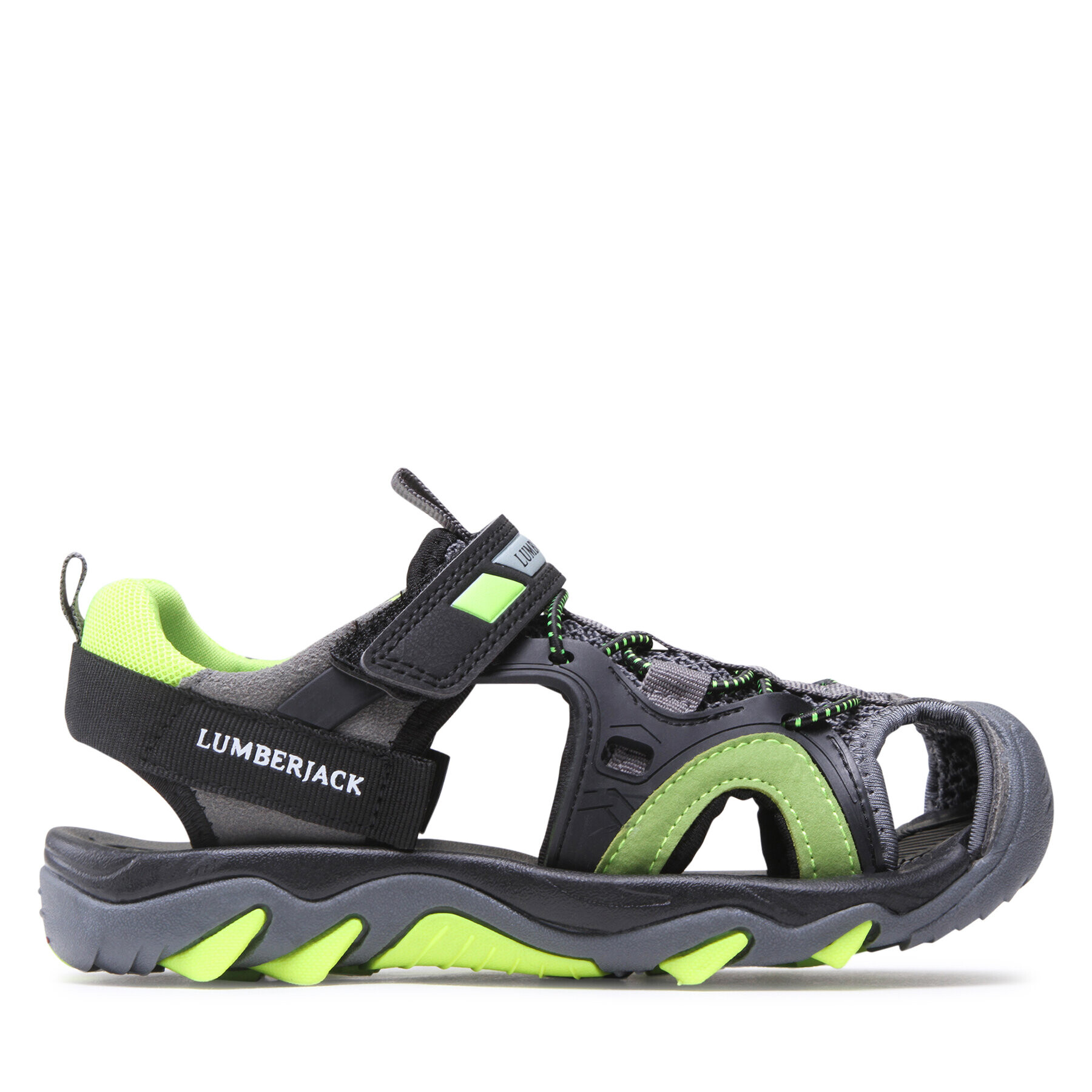 Lumberjack Обувки CLOSED SANDAL Черен - Pepit.bg