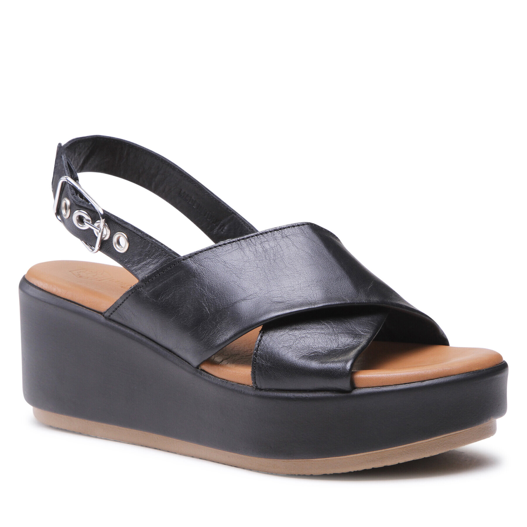 Lumberjack Обувки CROSSED BANDS SANDAL Черен - Pepit.bg