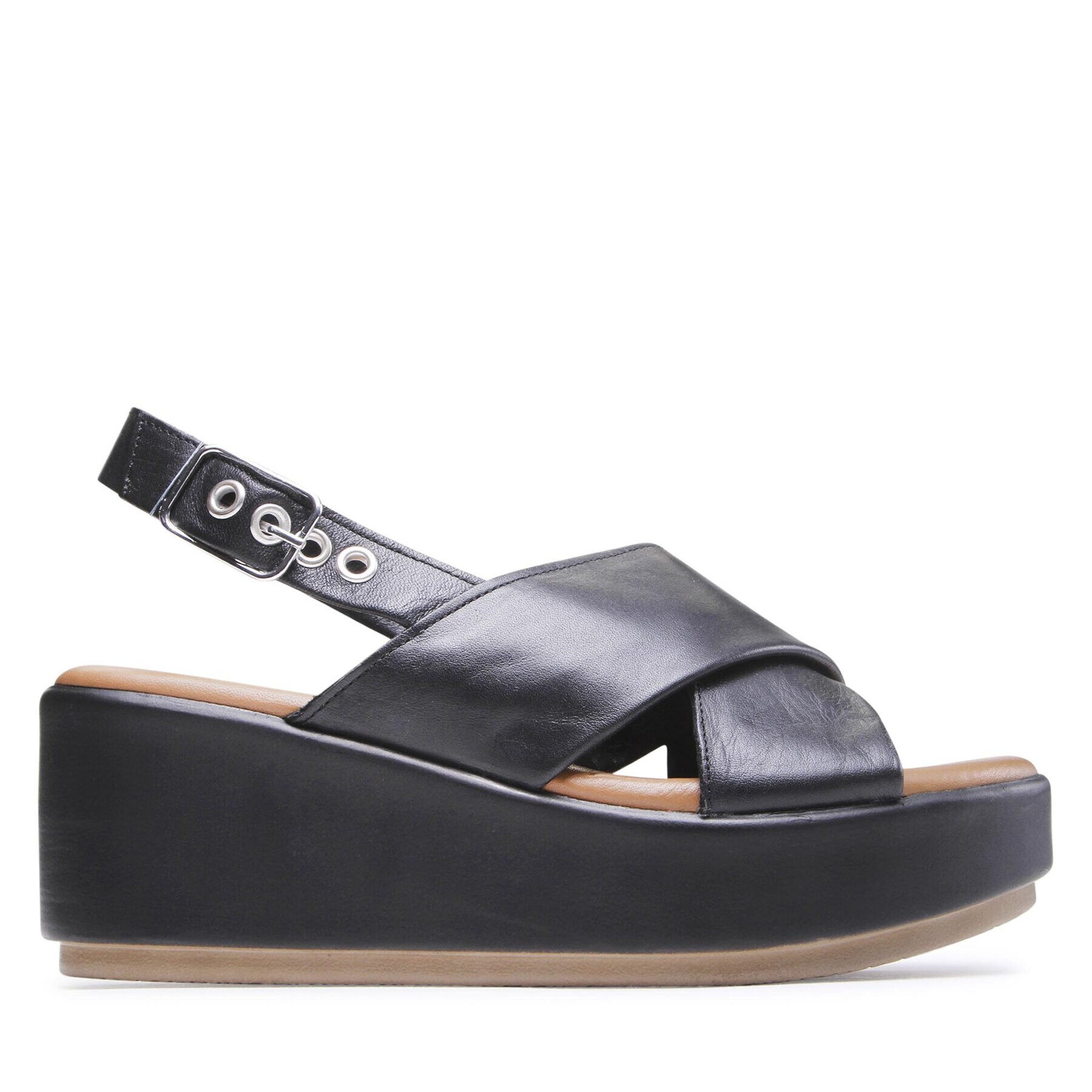 Lumberjack Обувки CROSSED BANDS SANDAL Черен - Pepit.bg
