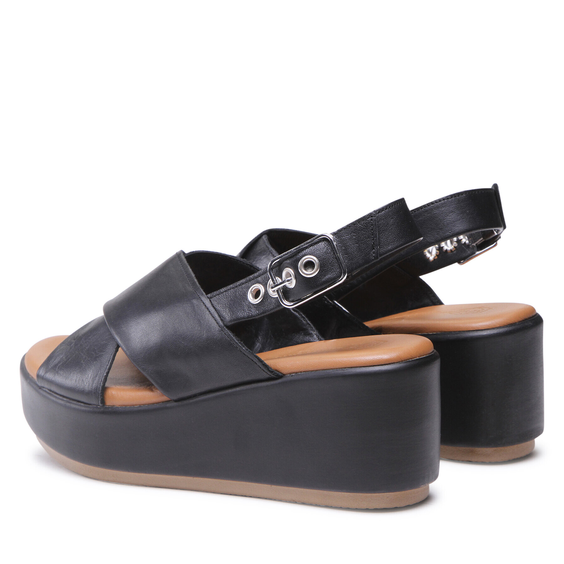 Lumberjack Обувки CROSSED BANDS SANDAL Черен - Pepit.bg