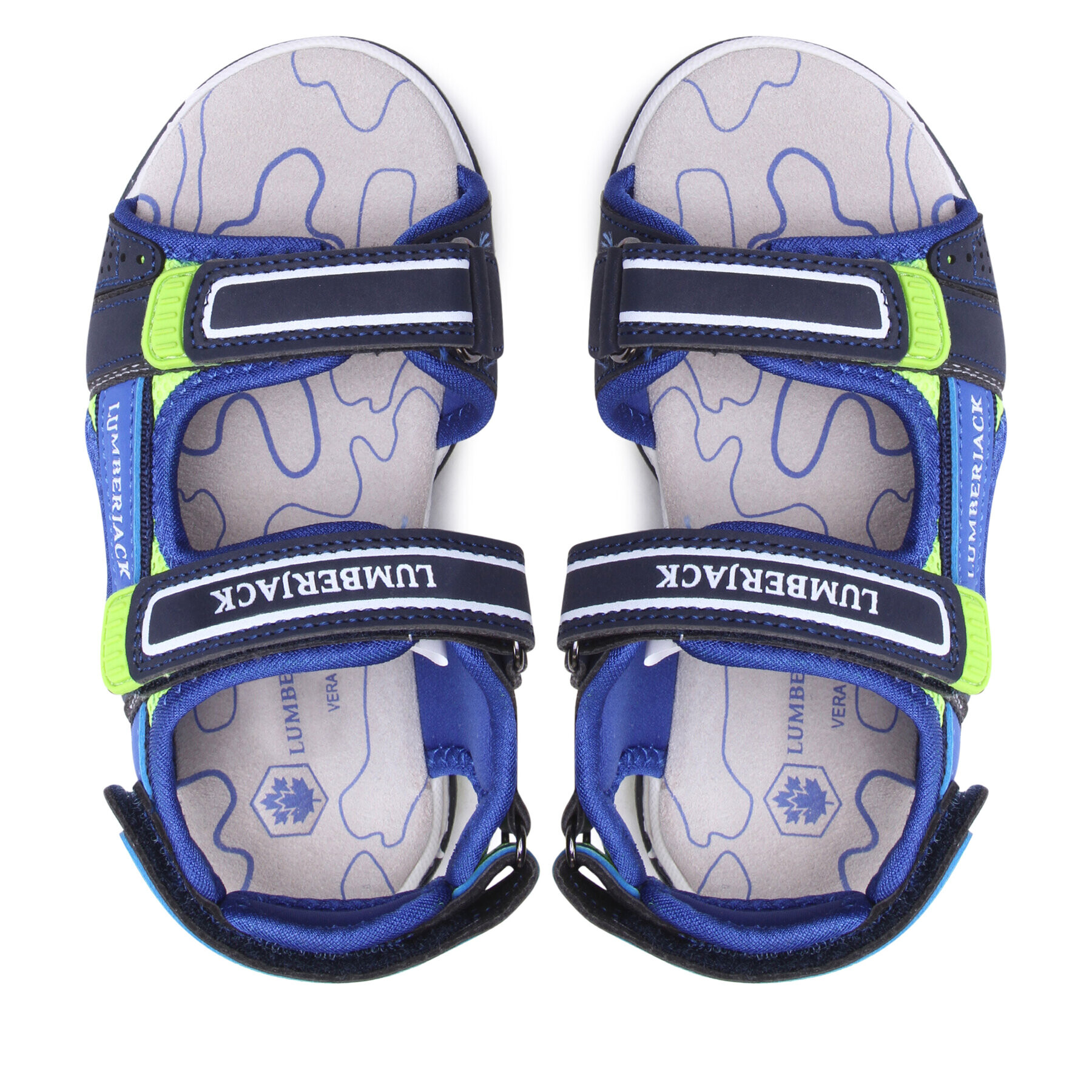 Lumberjack Обувки SANDAL 2 BANDS Син - Pepit.bg