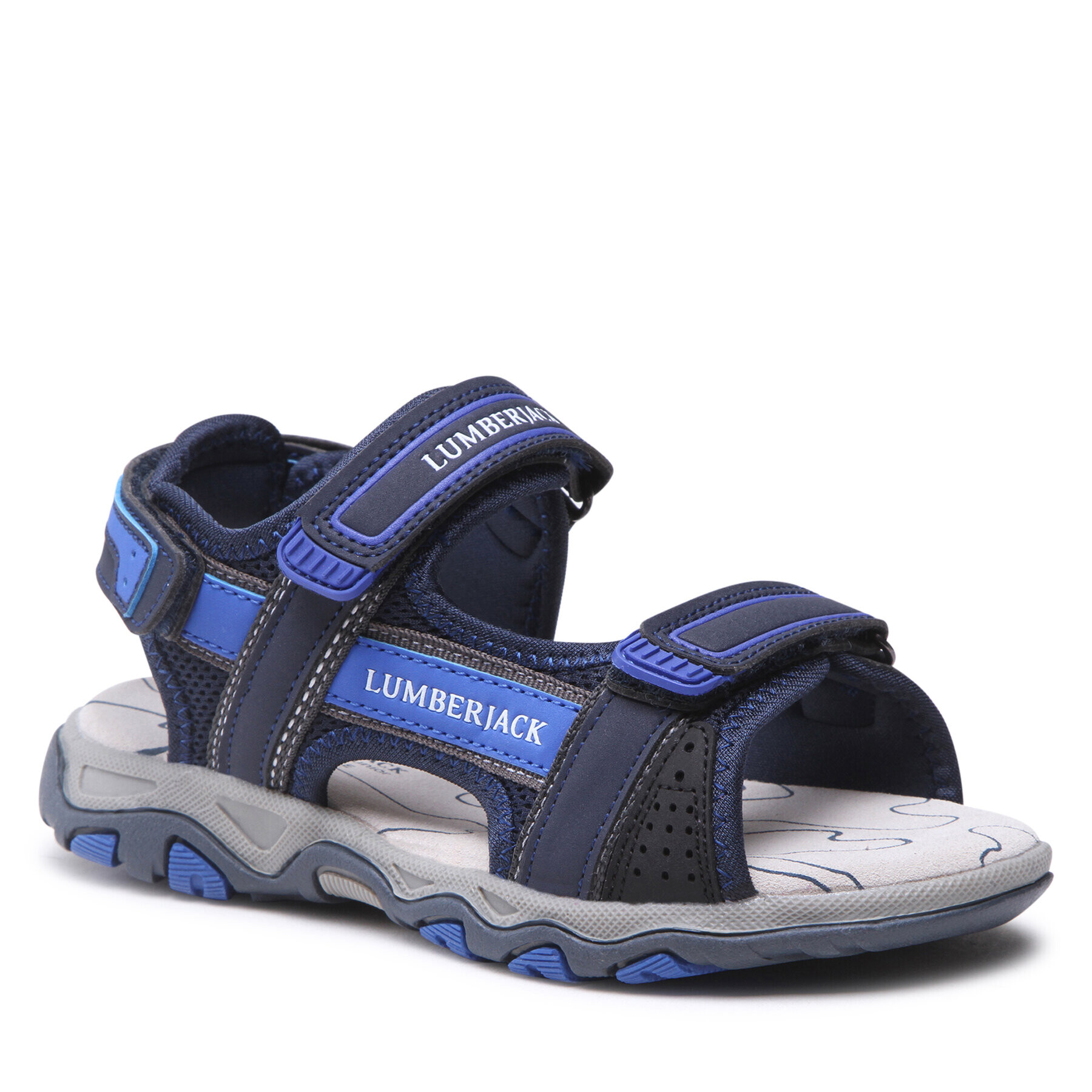 Lumberjack Обувки SANDAL 2 BANDS Тъмносин - Pepit.bg