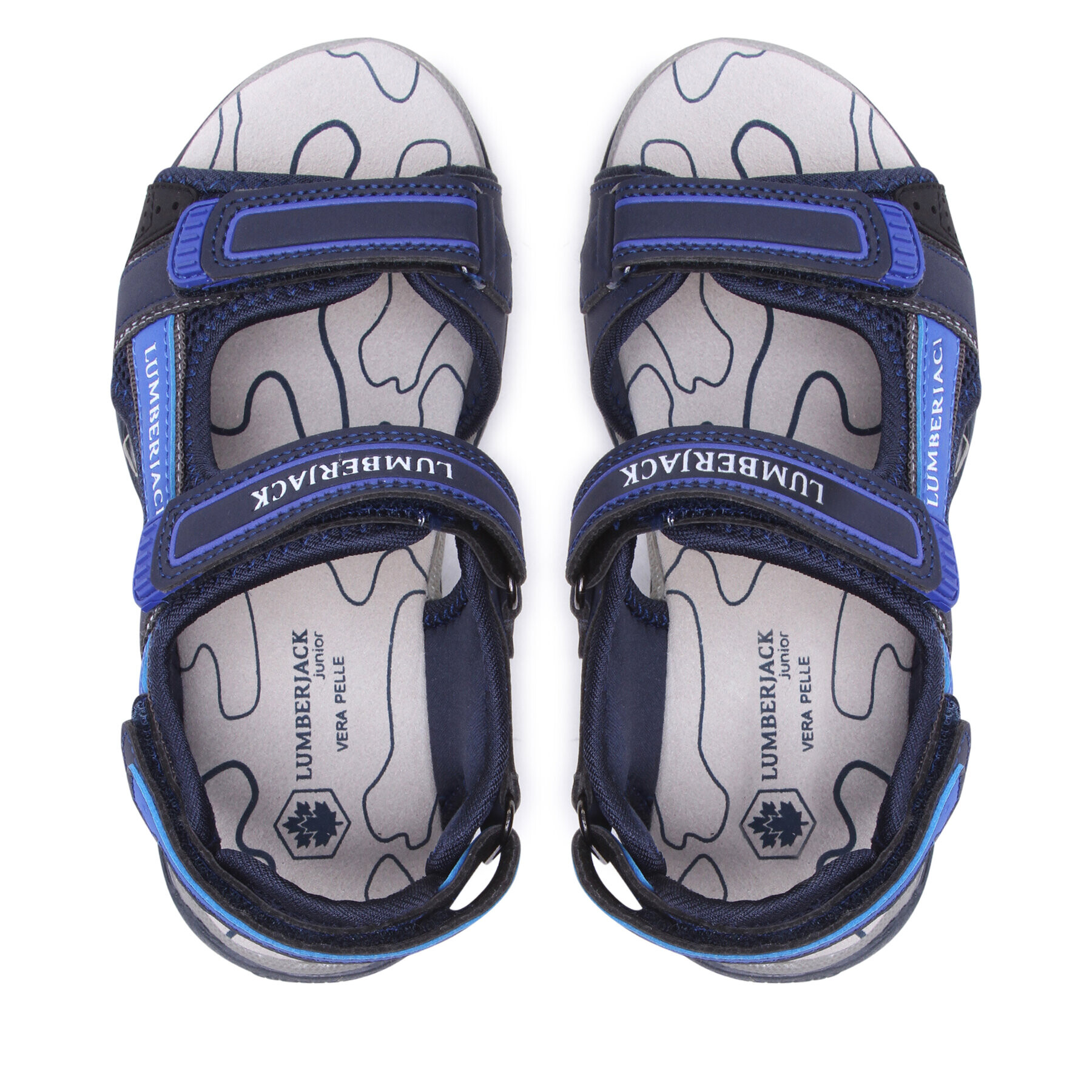 Lumberjack Обувки SANDAL 2 BANDS Тъмносин - Pepit.bg