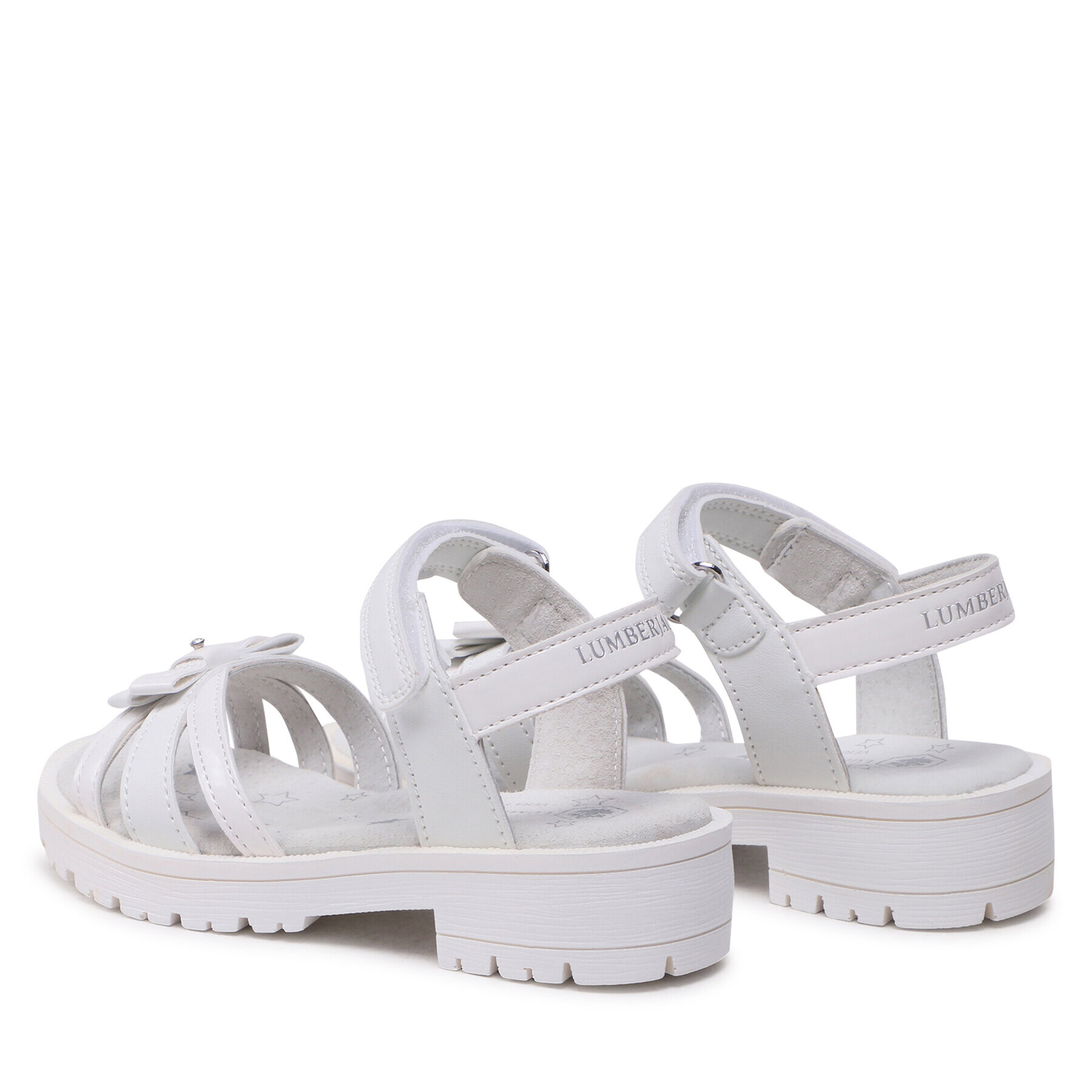 Lumberjack Обувки SANDAL WITH BOW Бял - Pepit.bg
